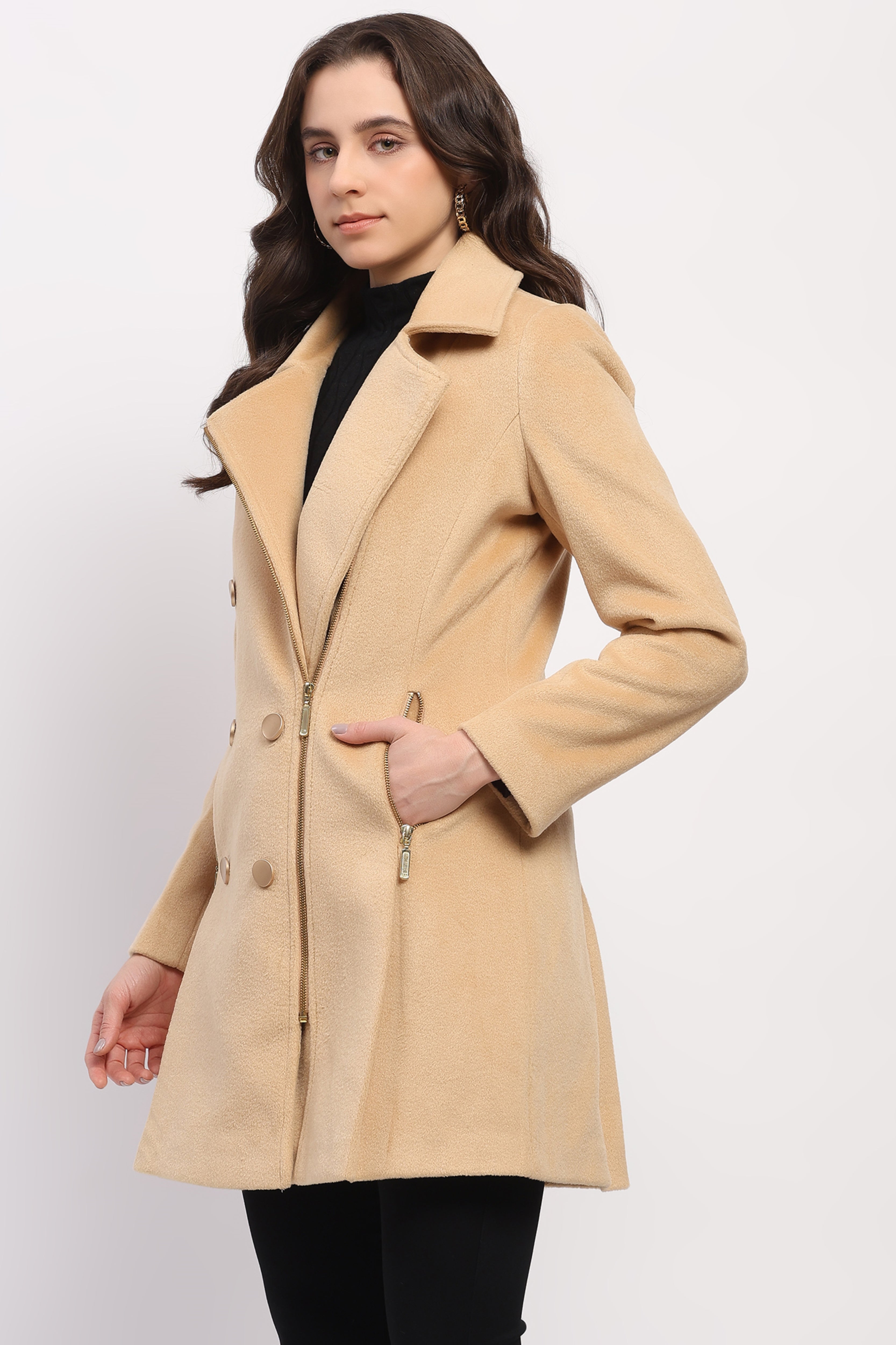 Beige Winter Coat