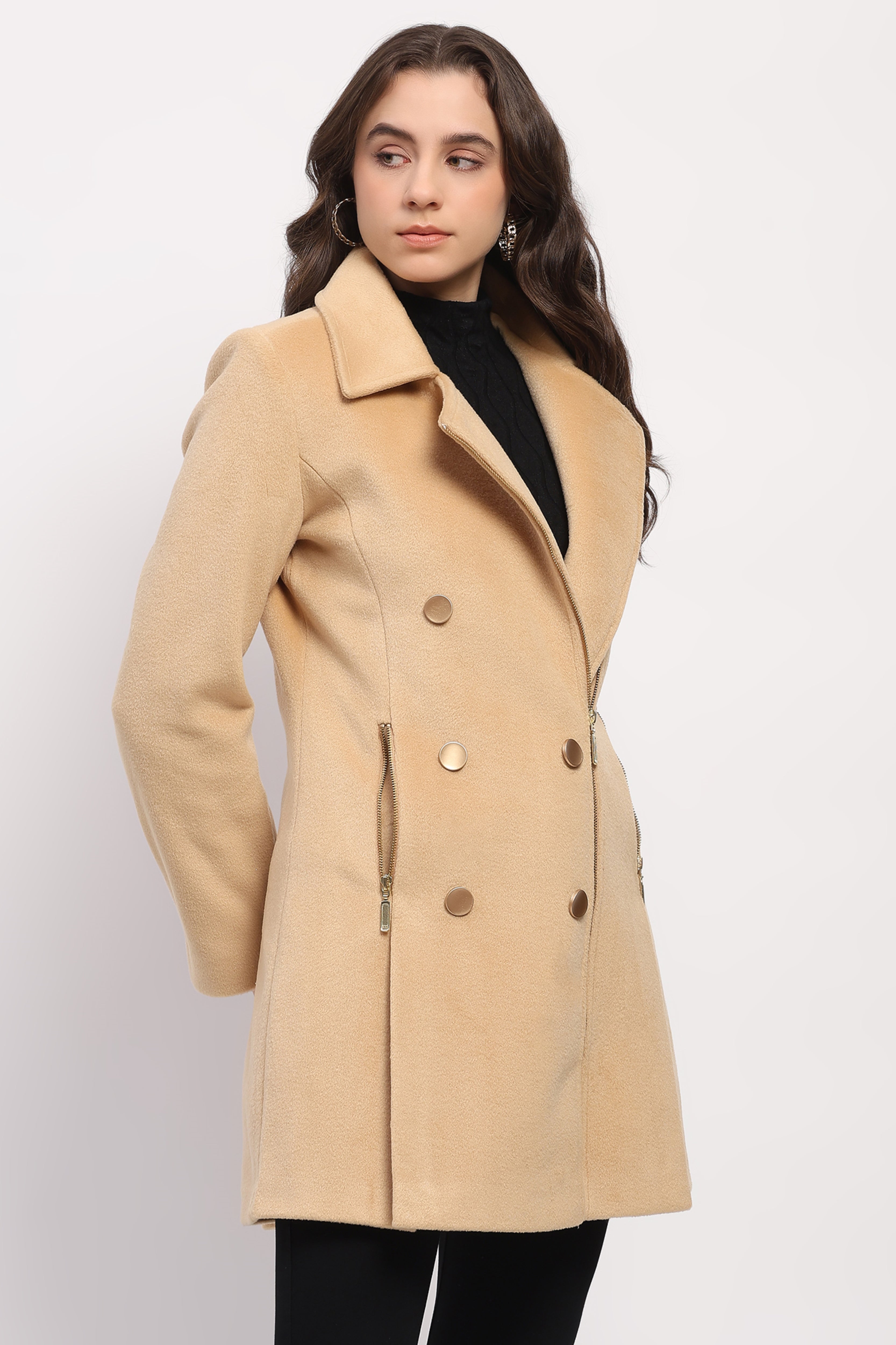 Beige Winter Coat
