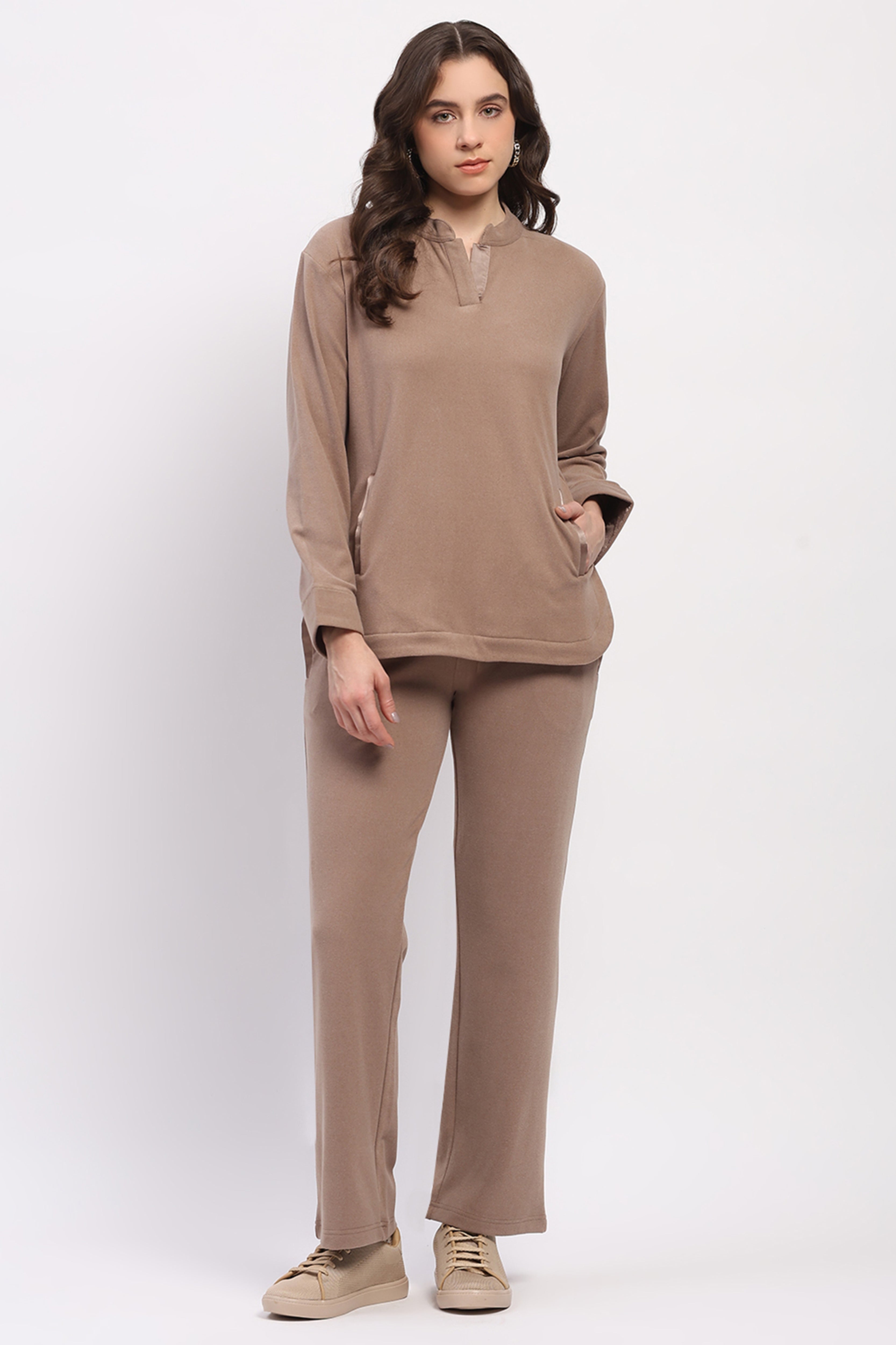 Mud Brown Winter Loungewear Set