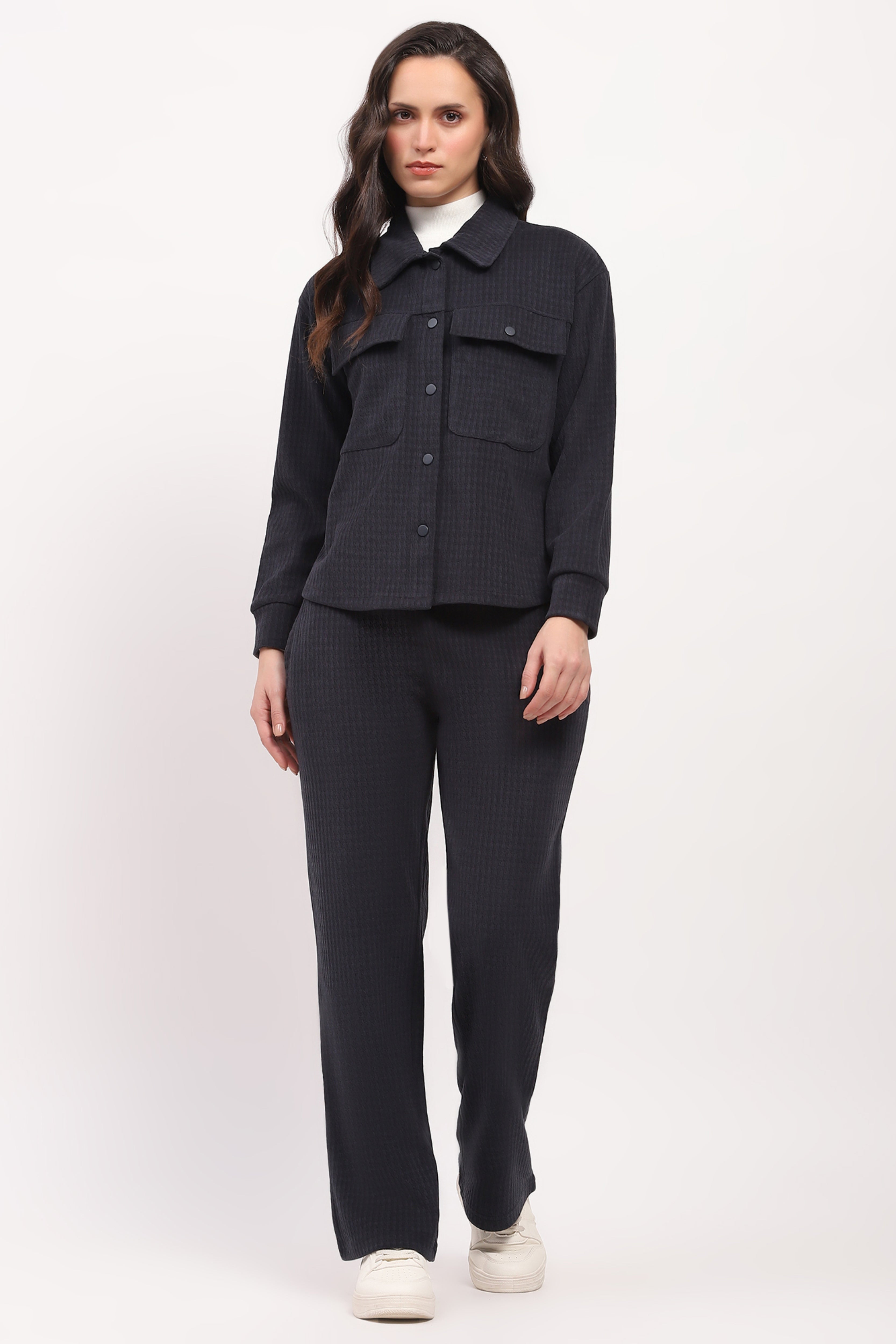 Navy Self-Design Pre-Winter Co-Ord Set