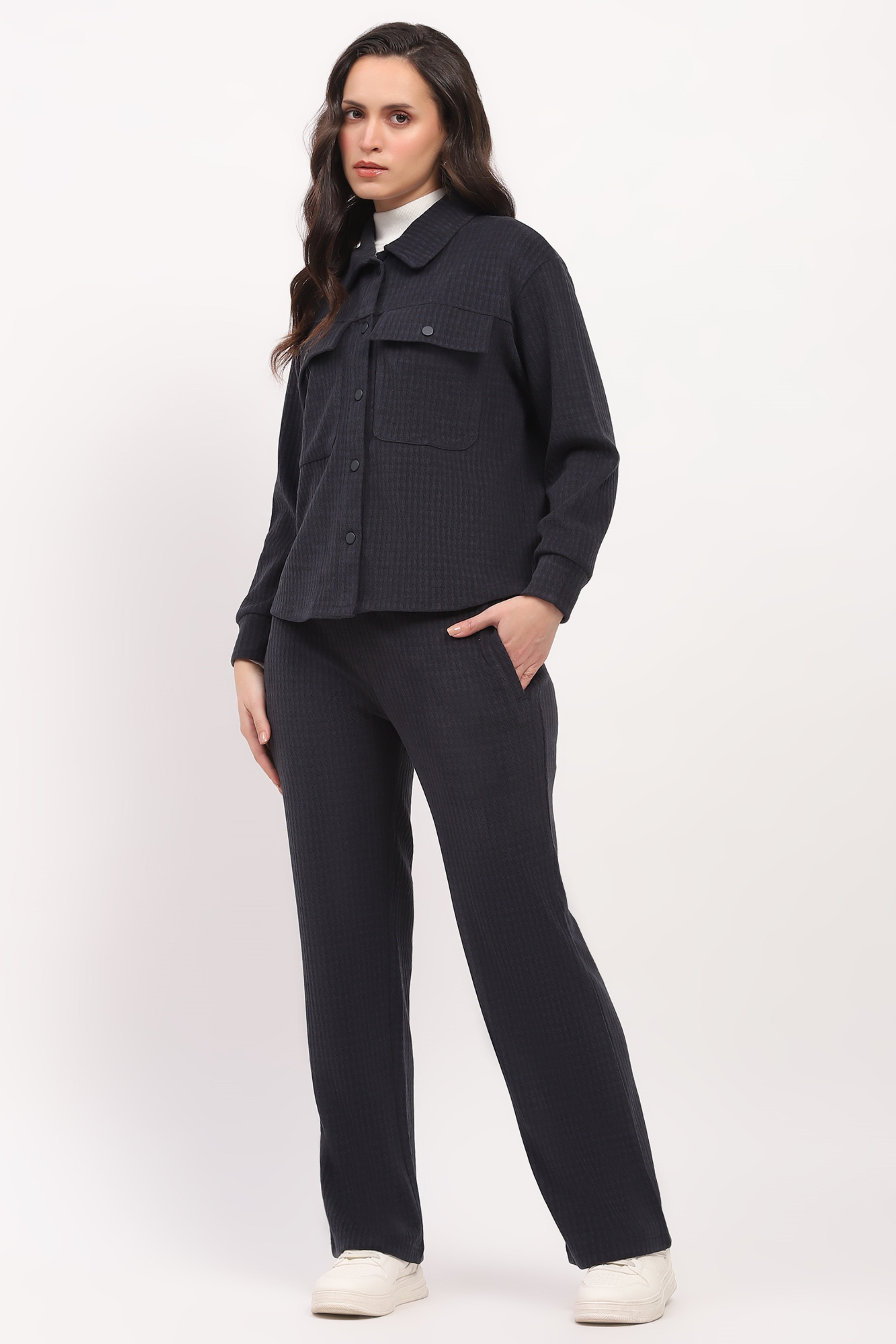 Navy Self-Design Pre-Winter Co-Ord Set