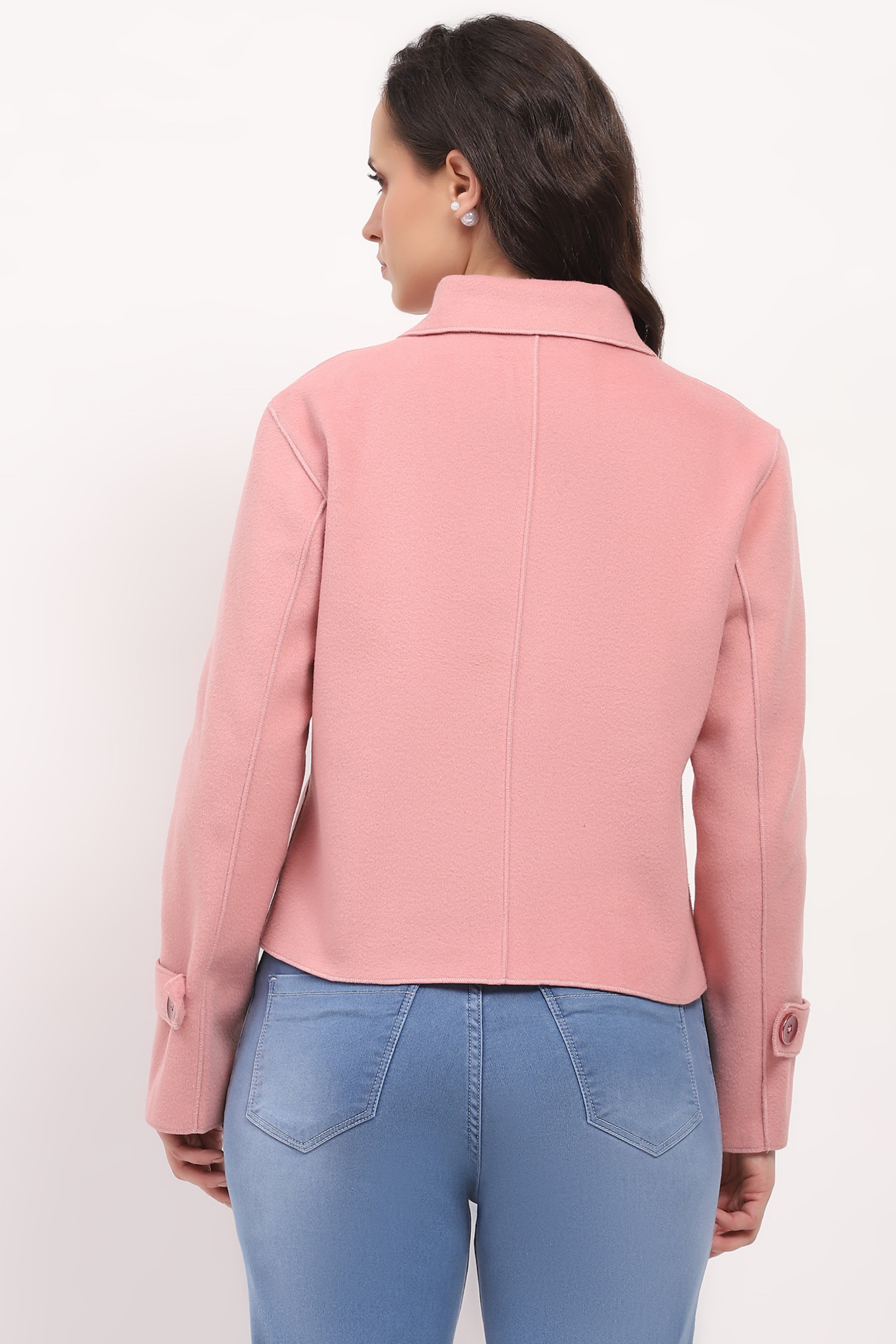 Lightweight Pink Winter Coat