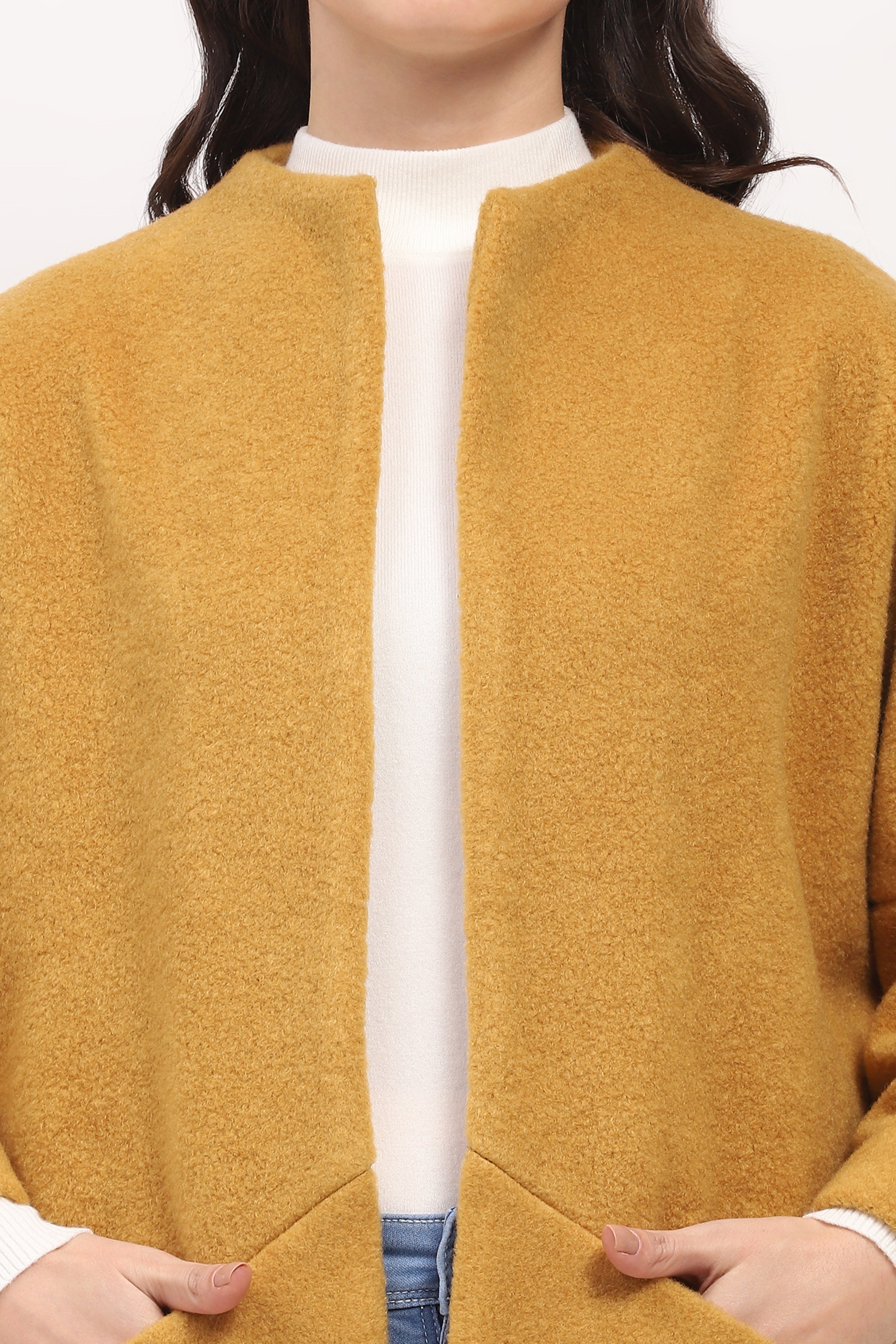 Mustard Oversized Ease Coat