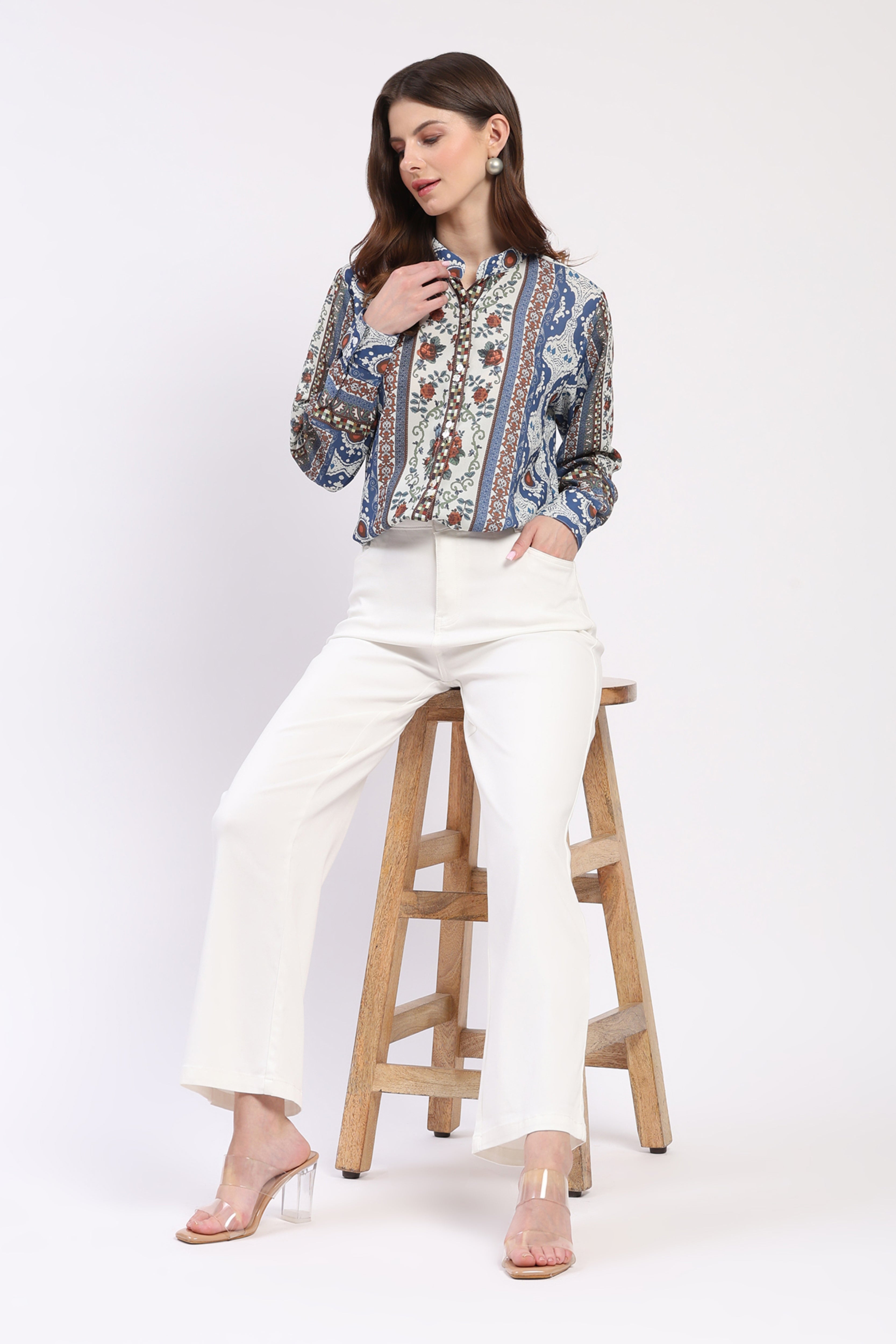 Multicolor Embellished Shirt