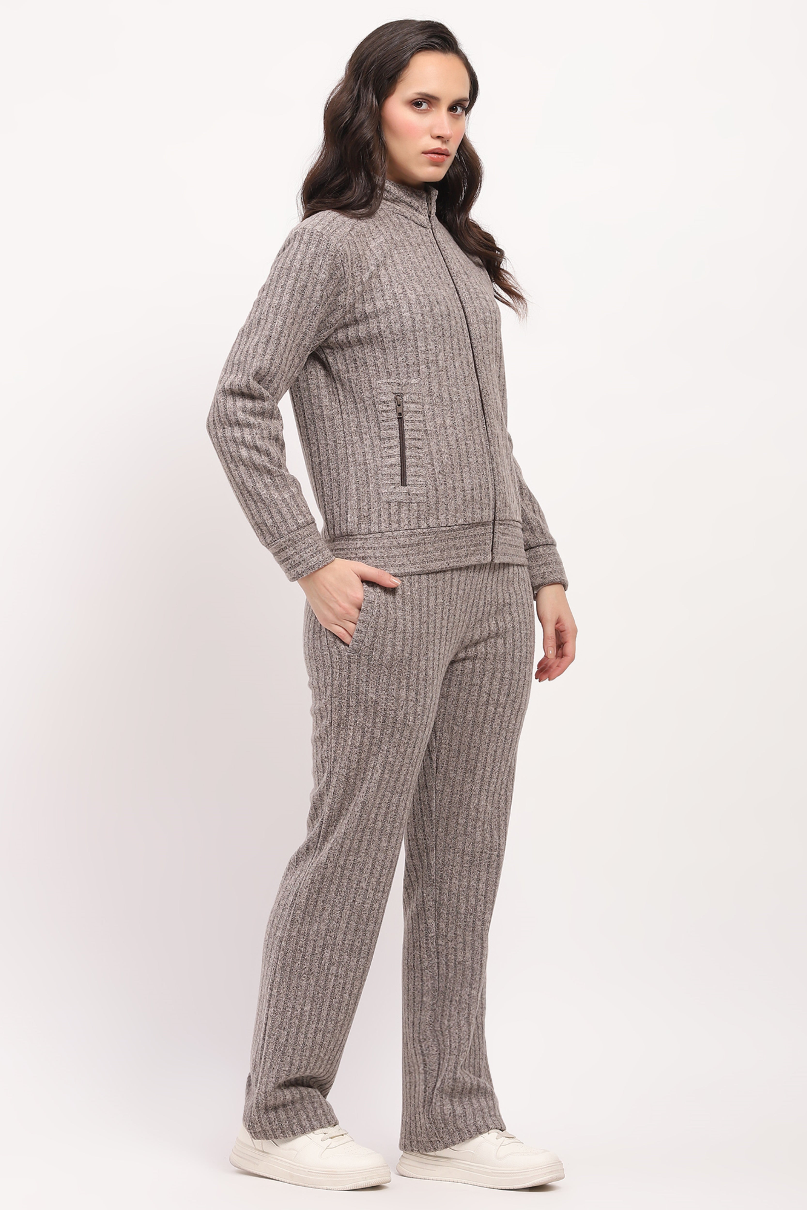 Brown Winter Tracksuit