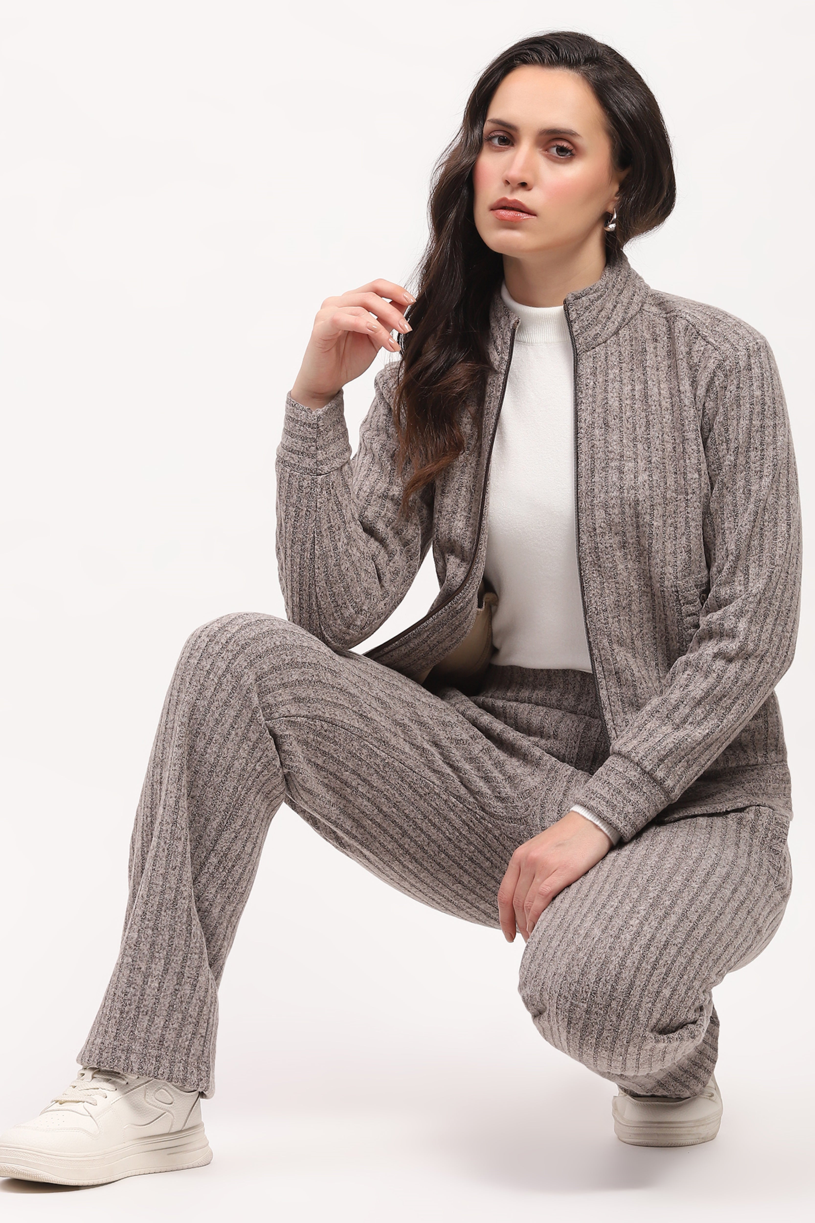 Brown Winter Tracksuit