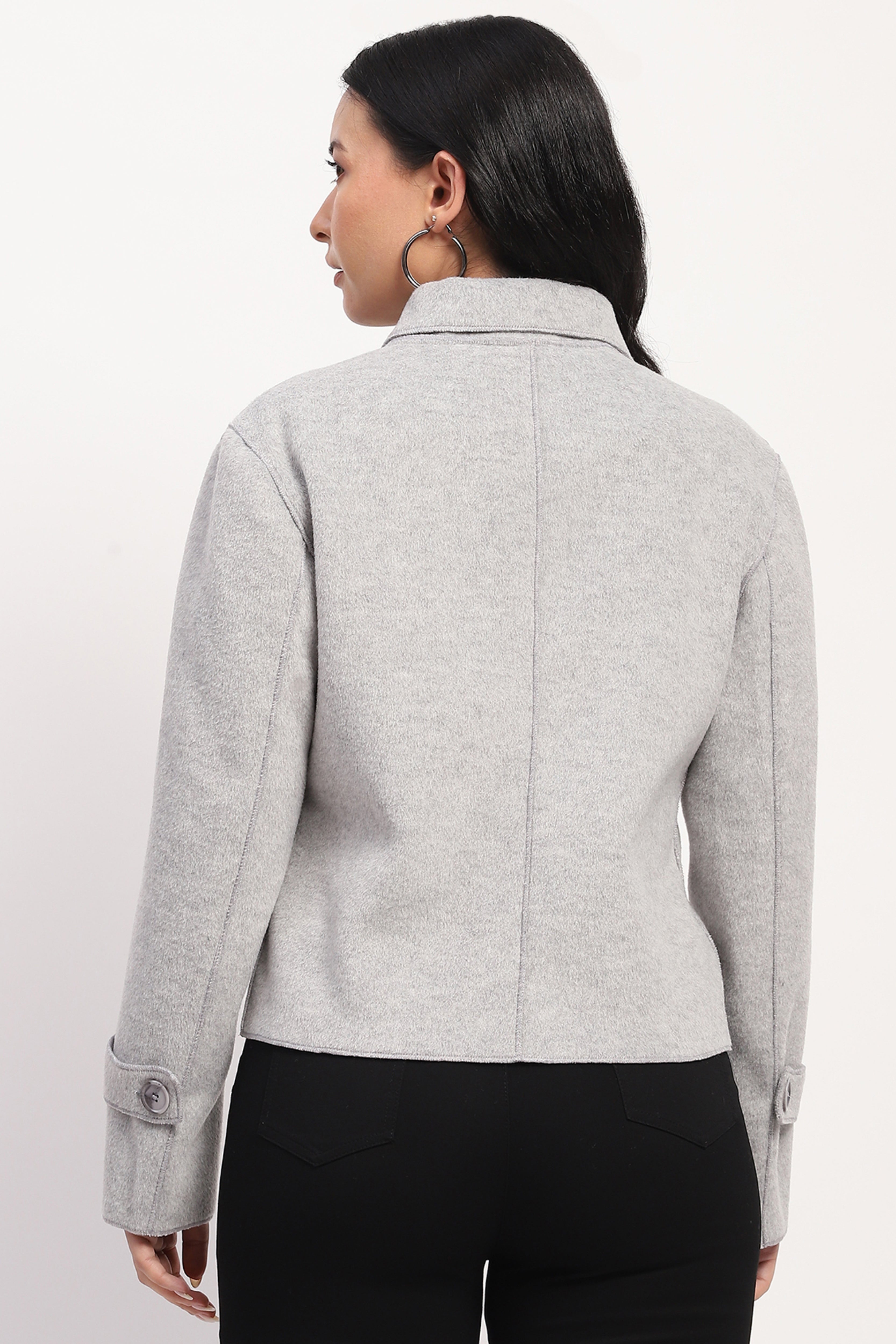Lightweight Grey Winter Coat