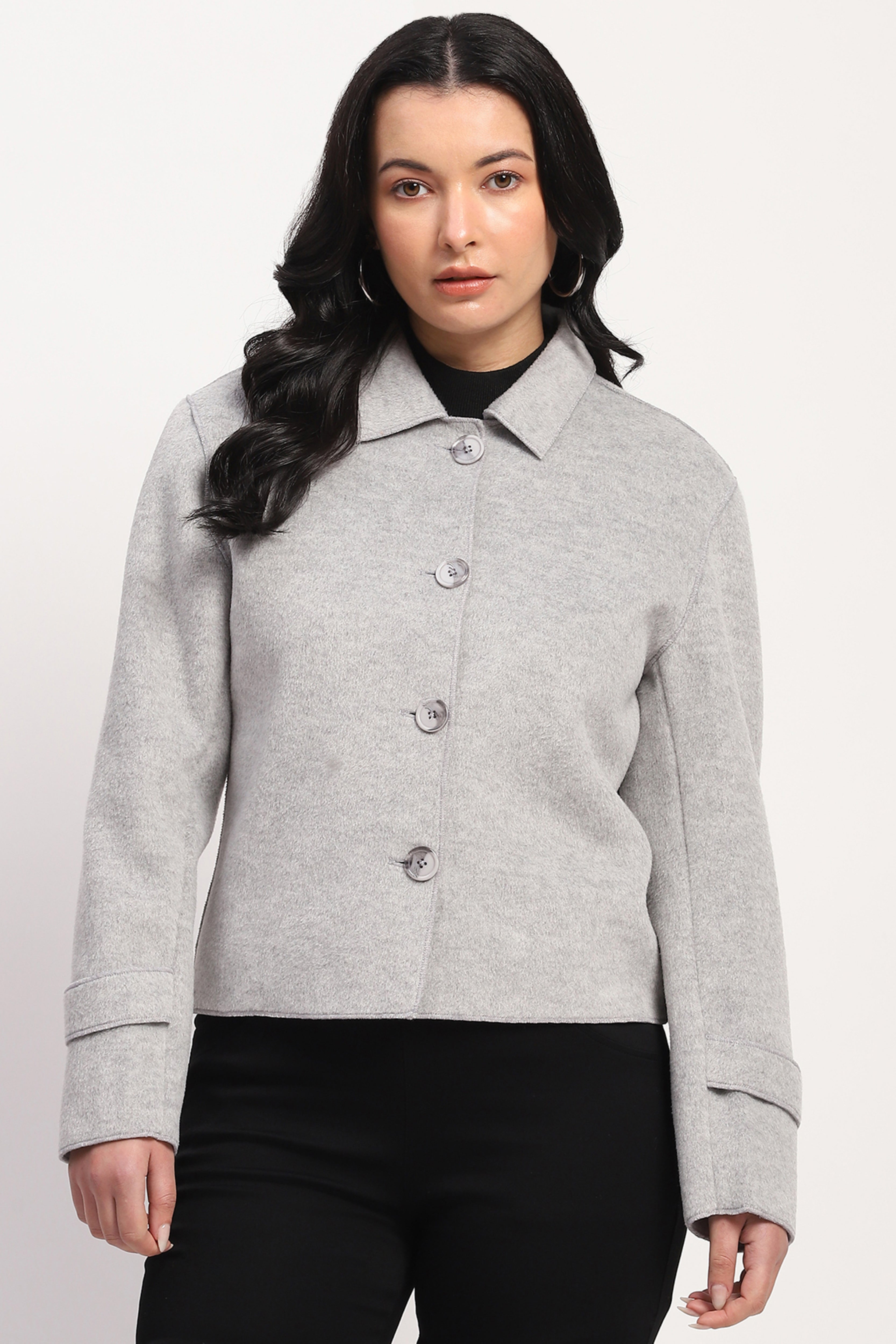 Lightweight Grey Winter Coat