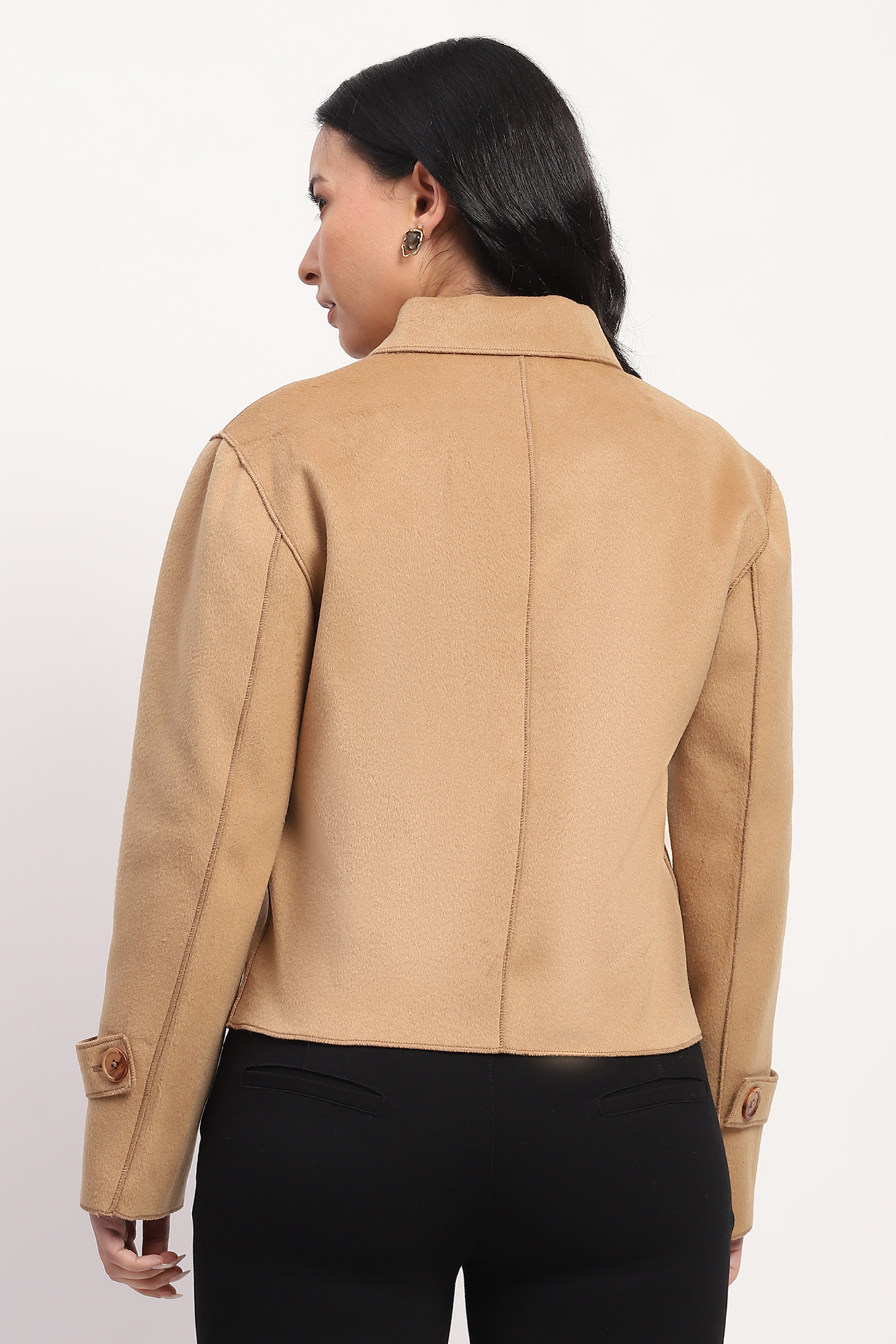 Lightweight Beige Winter Coat