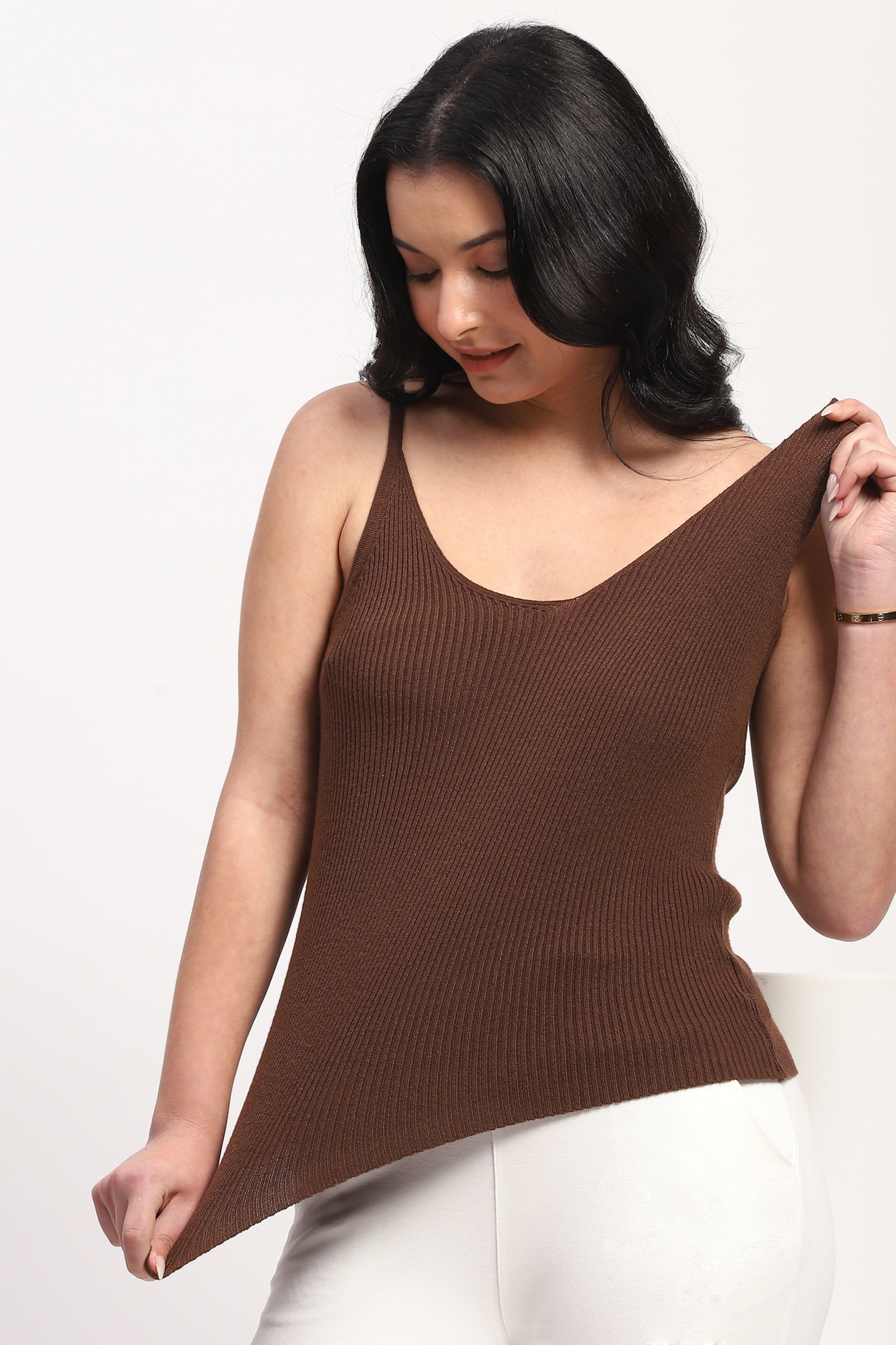 Brown Camisole Top