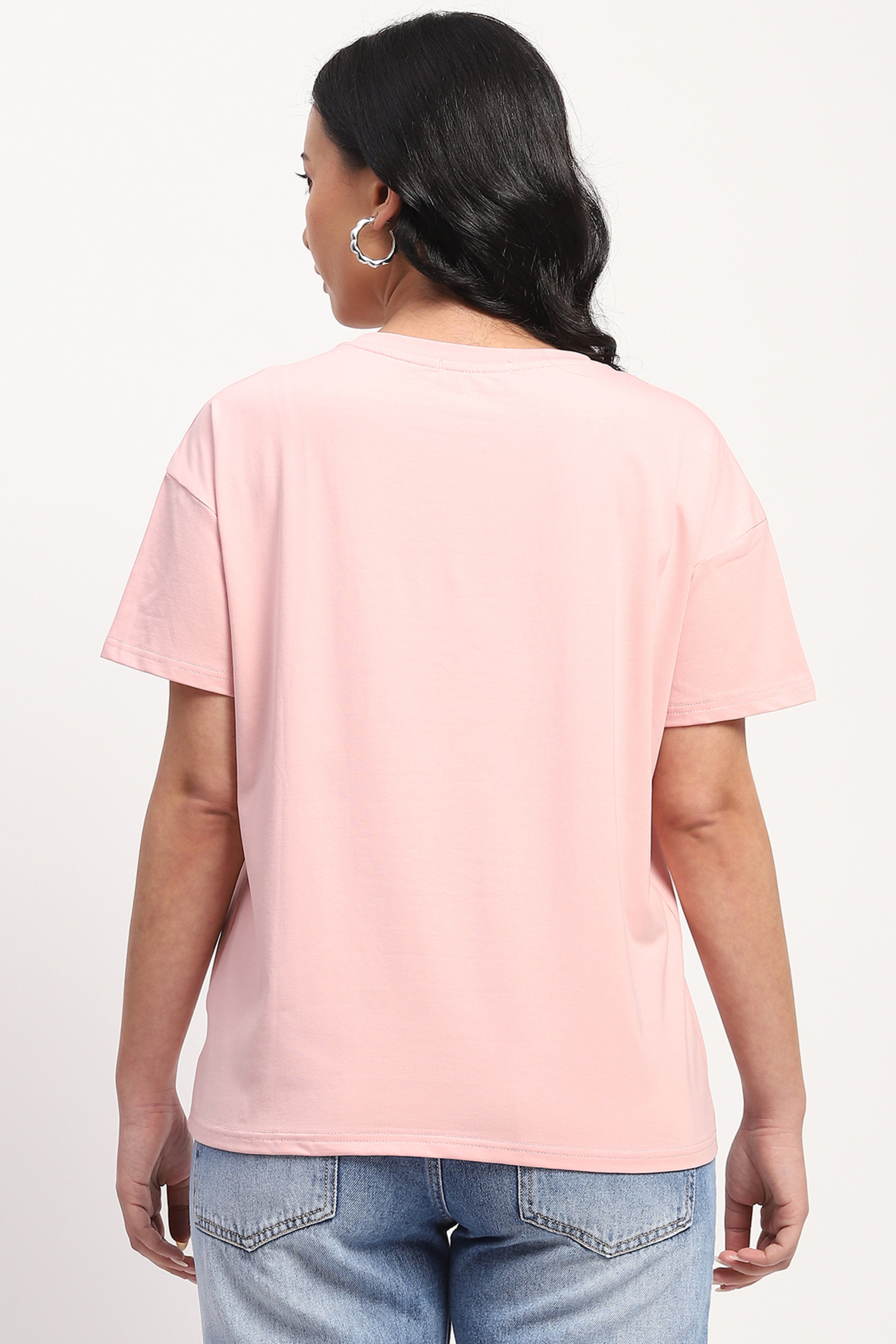 Pink Summer Graphic T-shirt