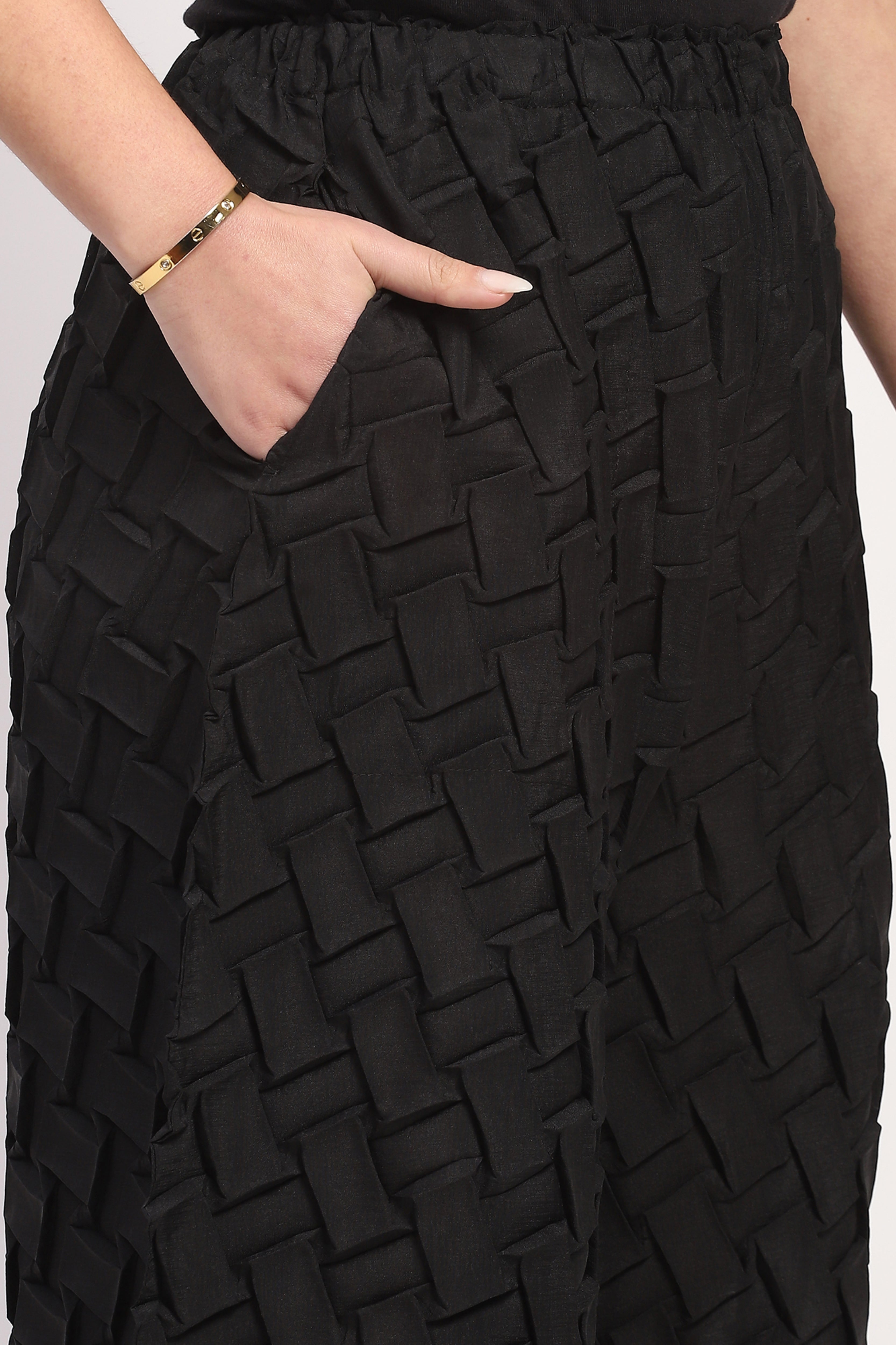 Black Box Pleated Top & Culottes Set