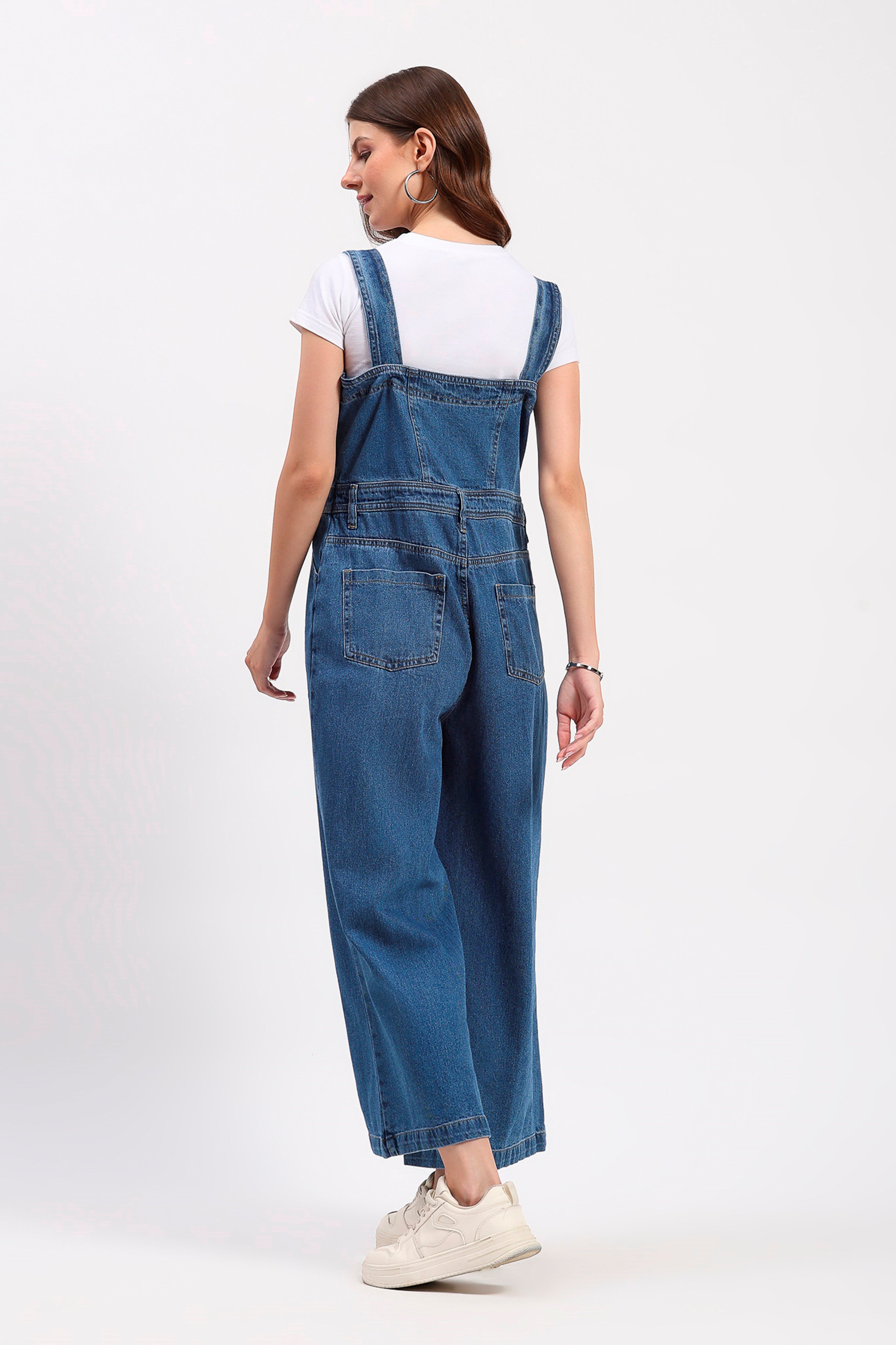 Blue Denim Jumpsuit