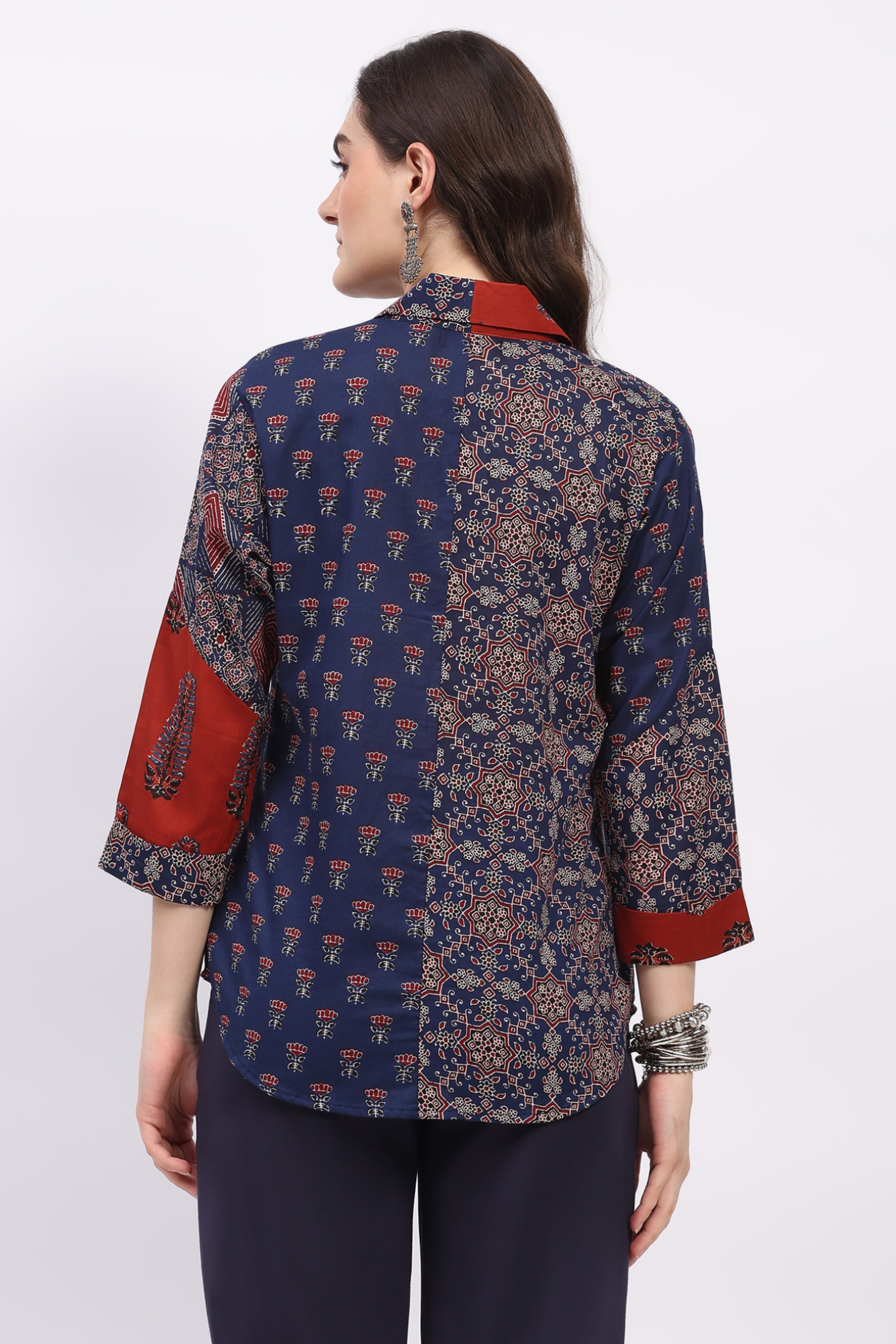 Multicolor Ethnic Motif Printed Tunic