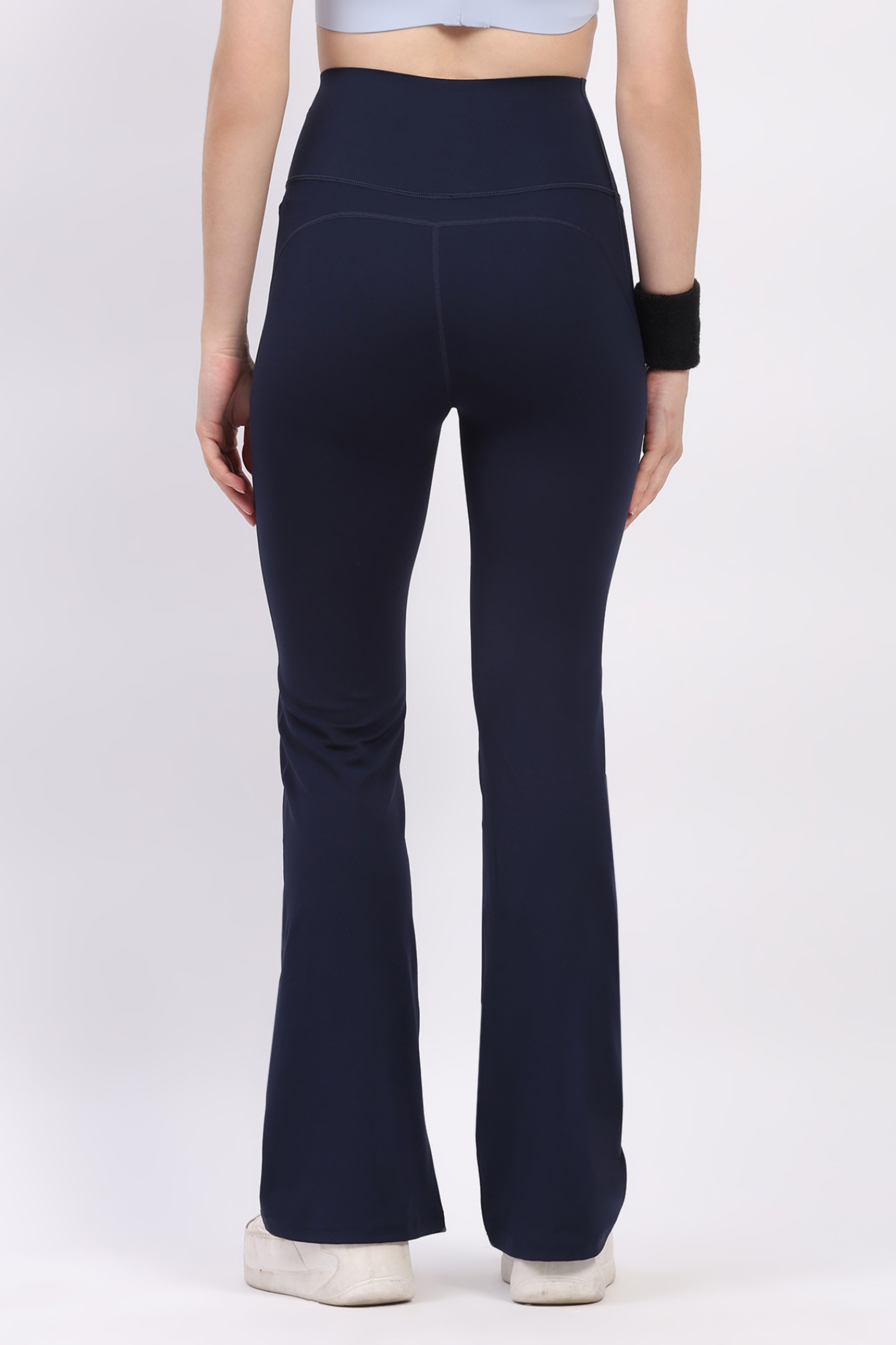 Navy Blue Ultra Stretchable Bootcut Lower