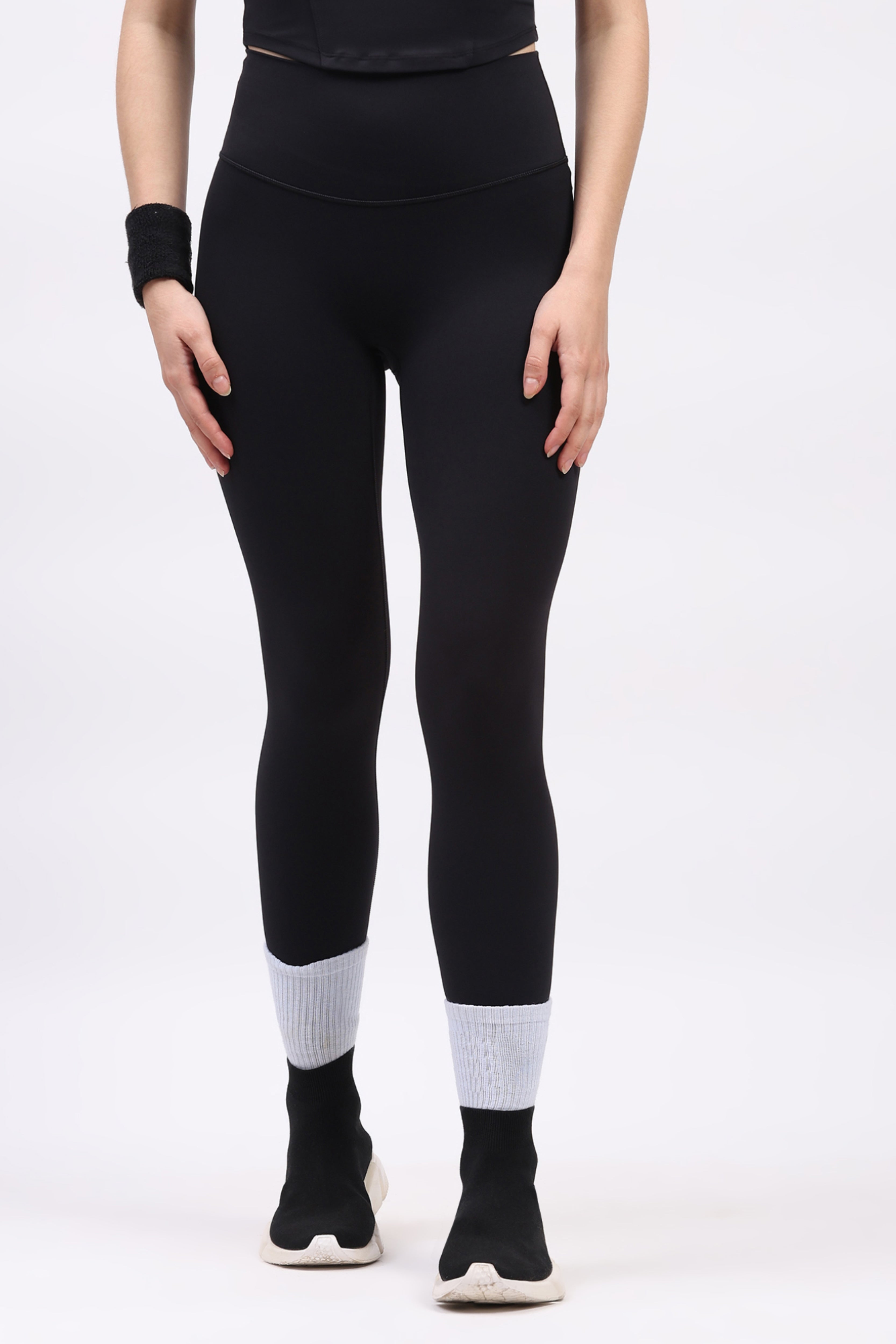 Black Ultra Stretchable Active Leggings