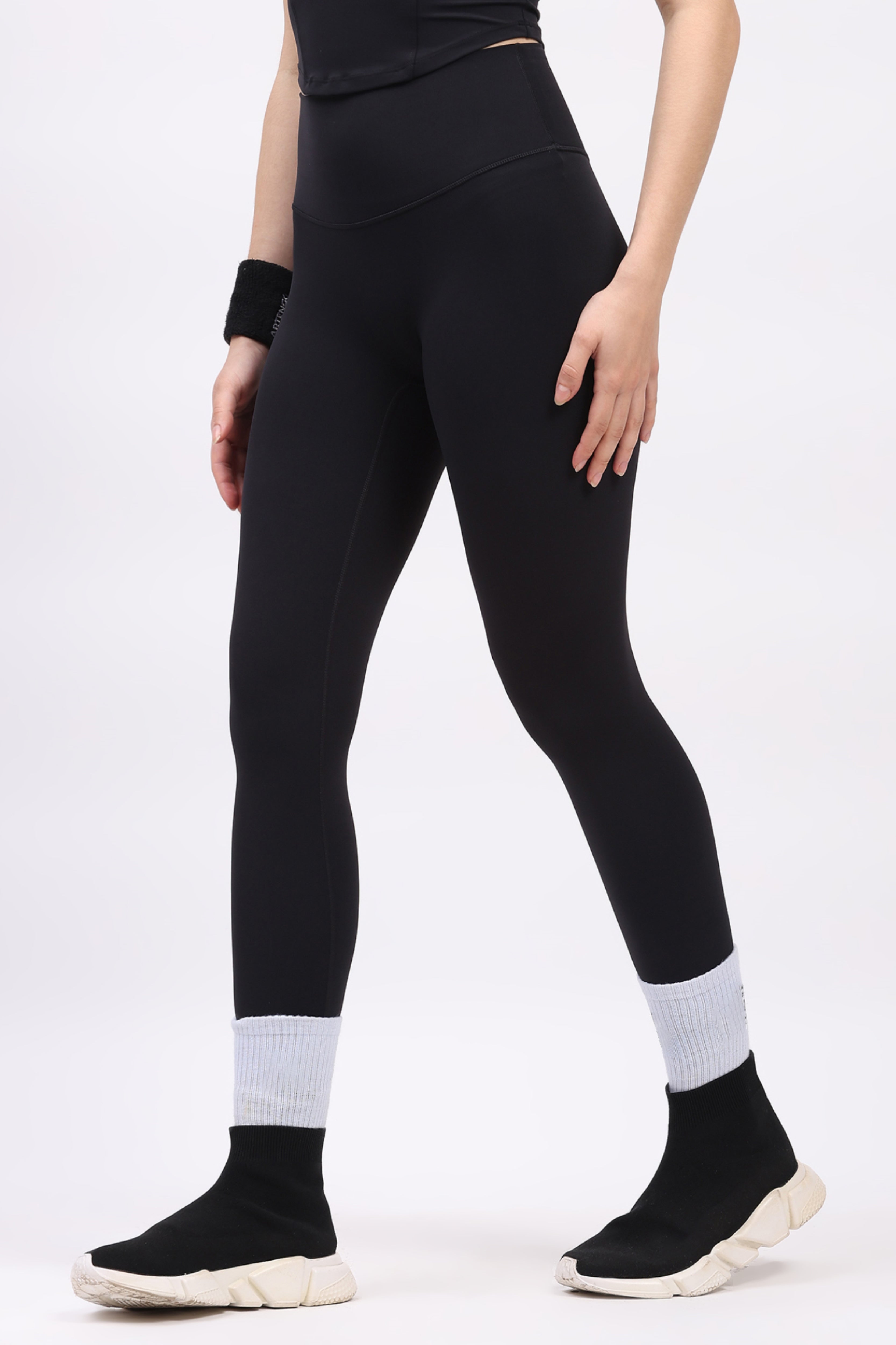 Black Ultra Stretchable Active Leggings