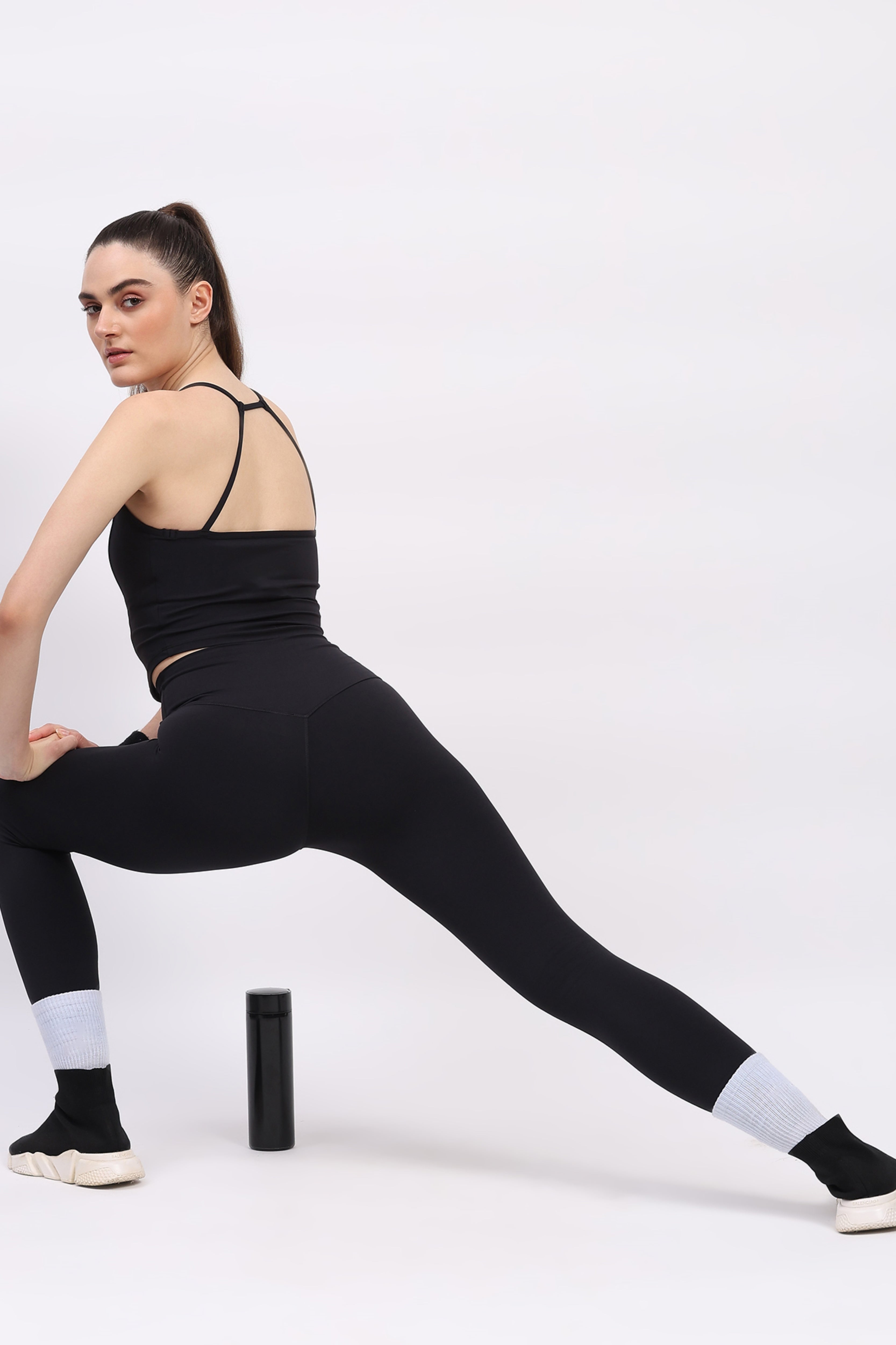 Black Ultra Stretchable Active Leggings