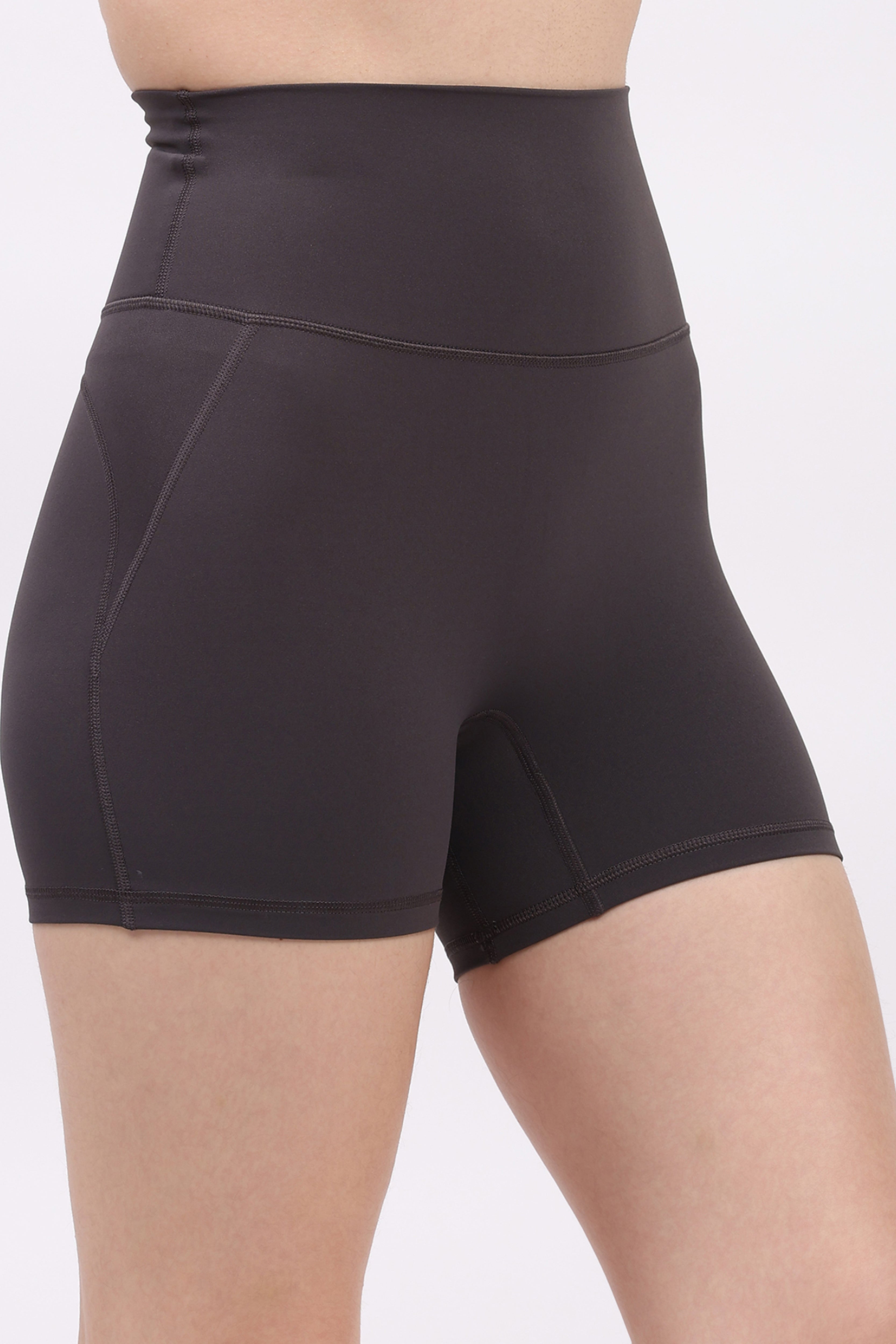 Dark Grey Ultra Stretchable Seamless Shorts