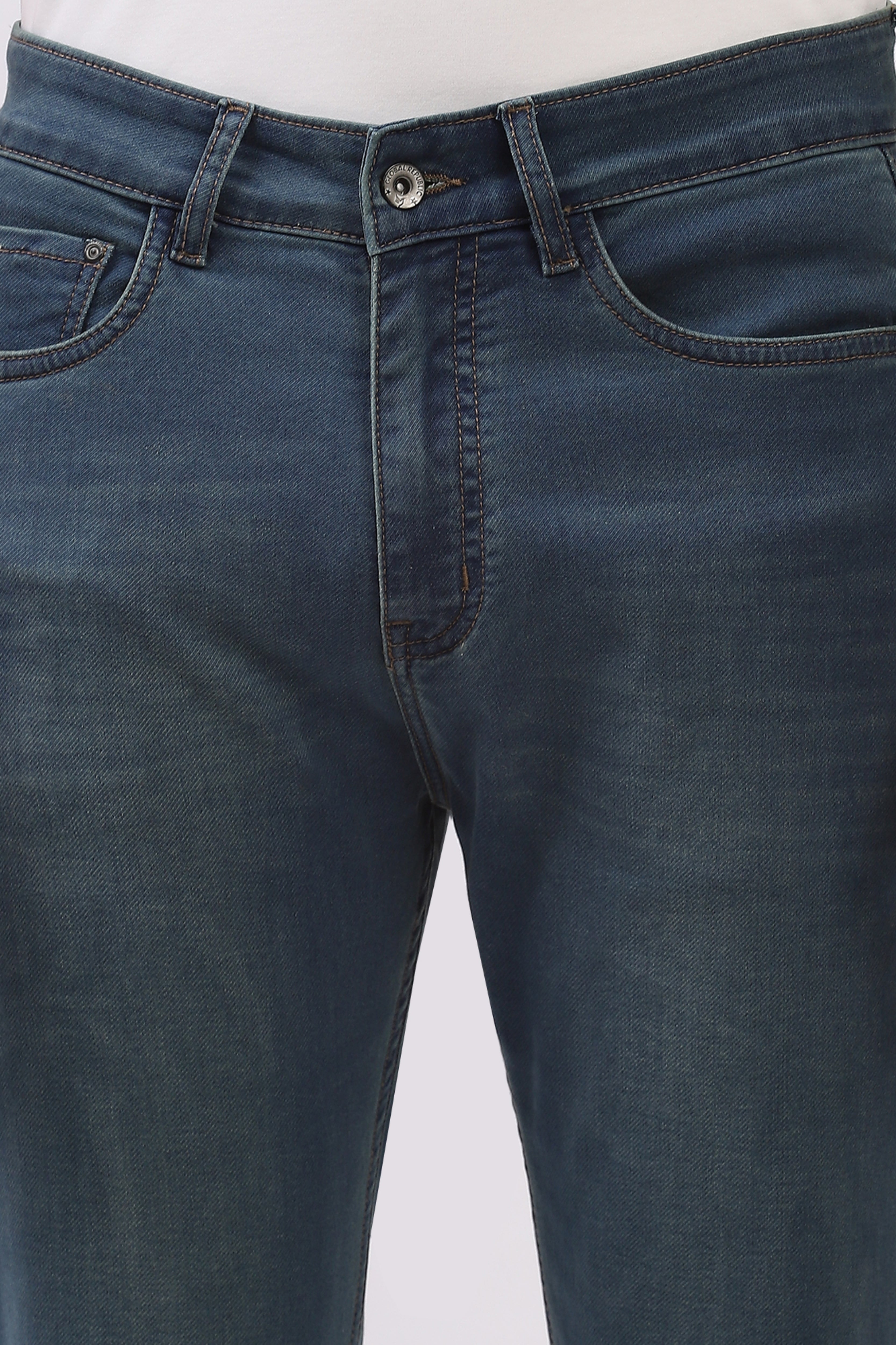 Blue Straight Fit Jeans