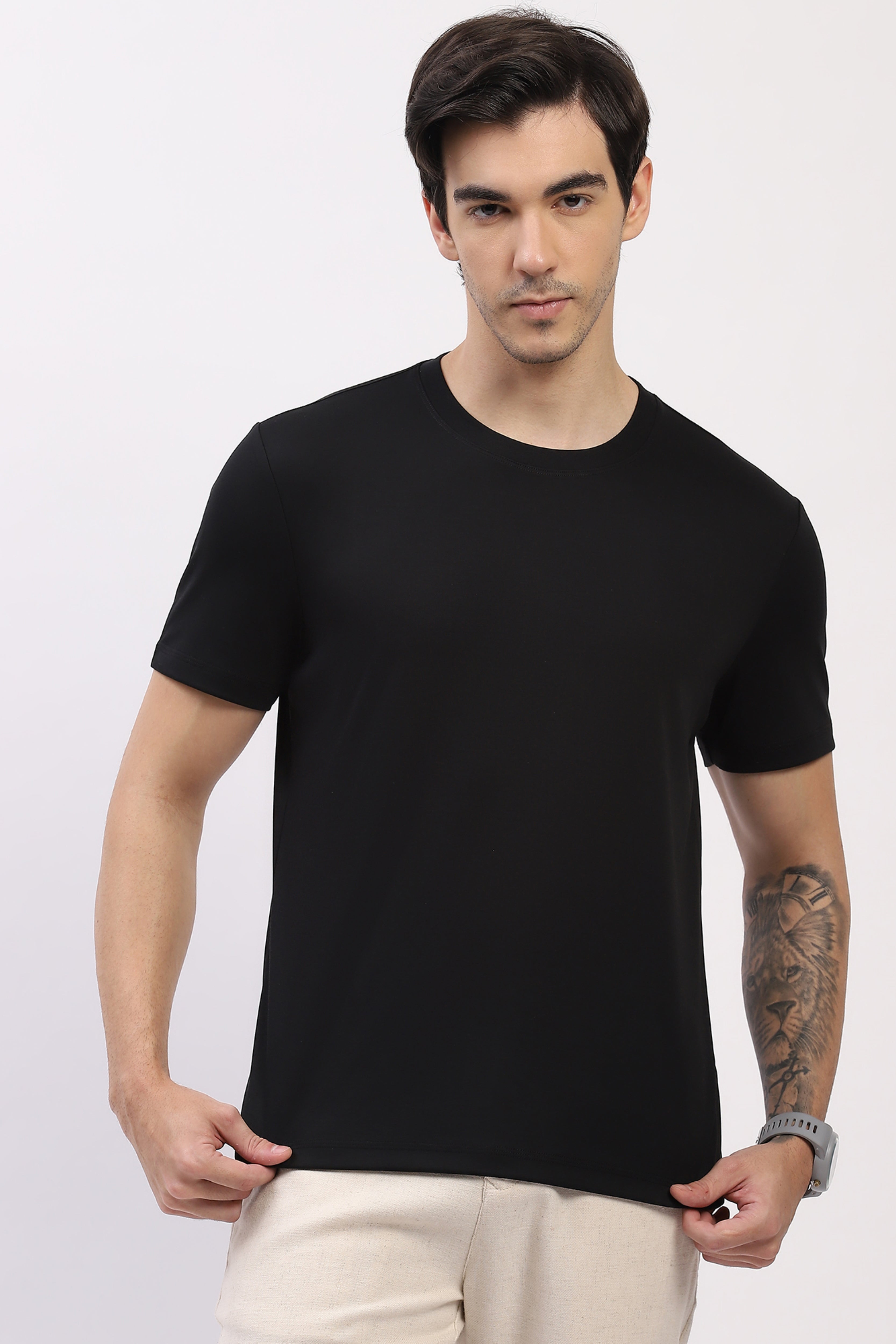 Classic Black Regular Fit T-Shirt