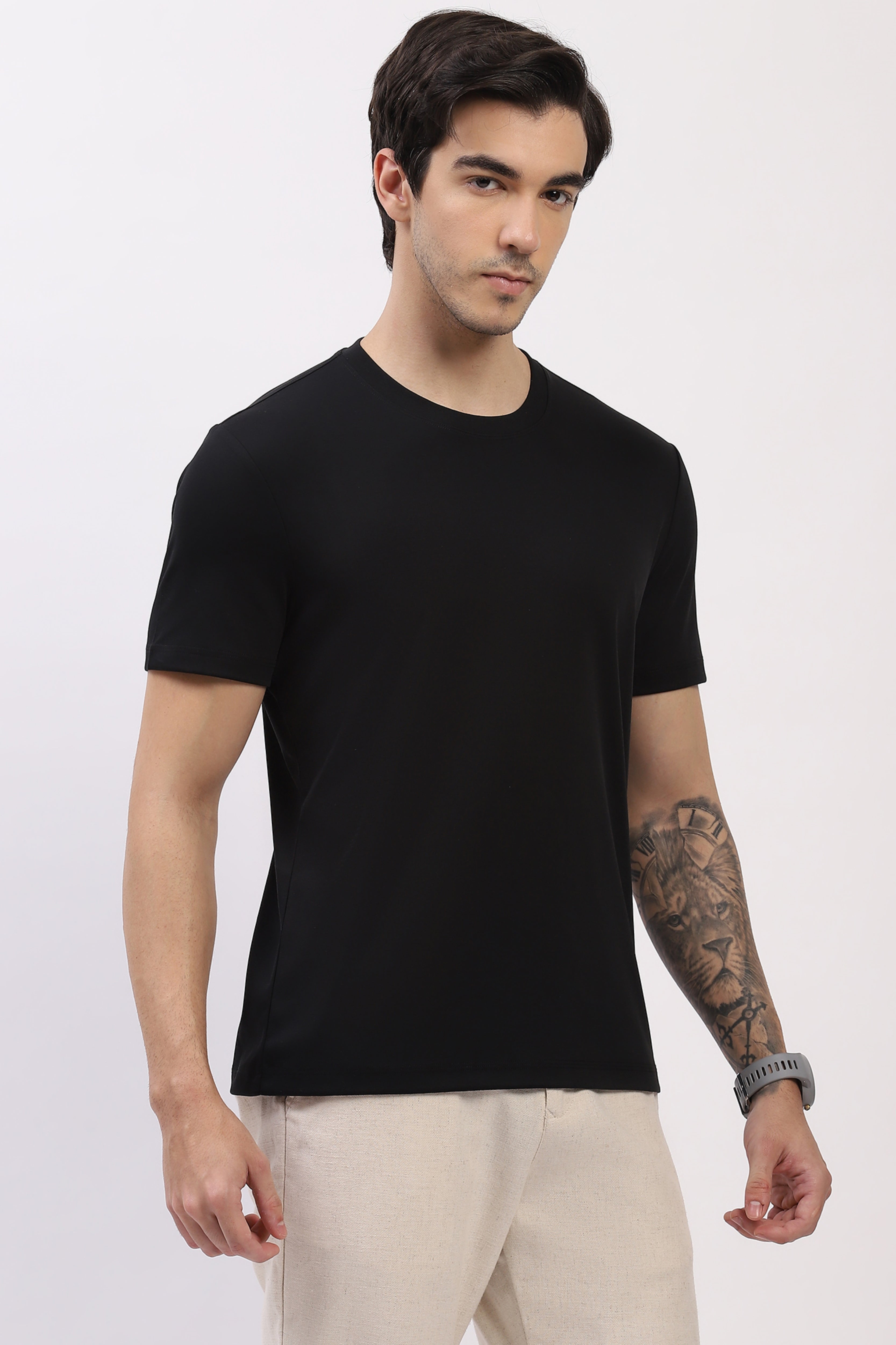 Classic Black Regular Fit T-Shirt