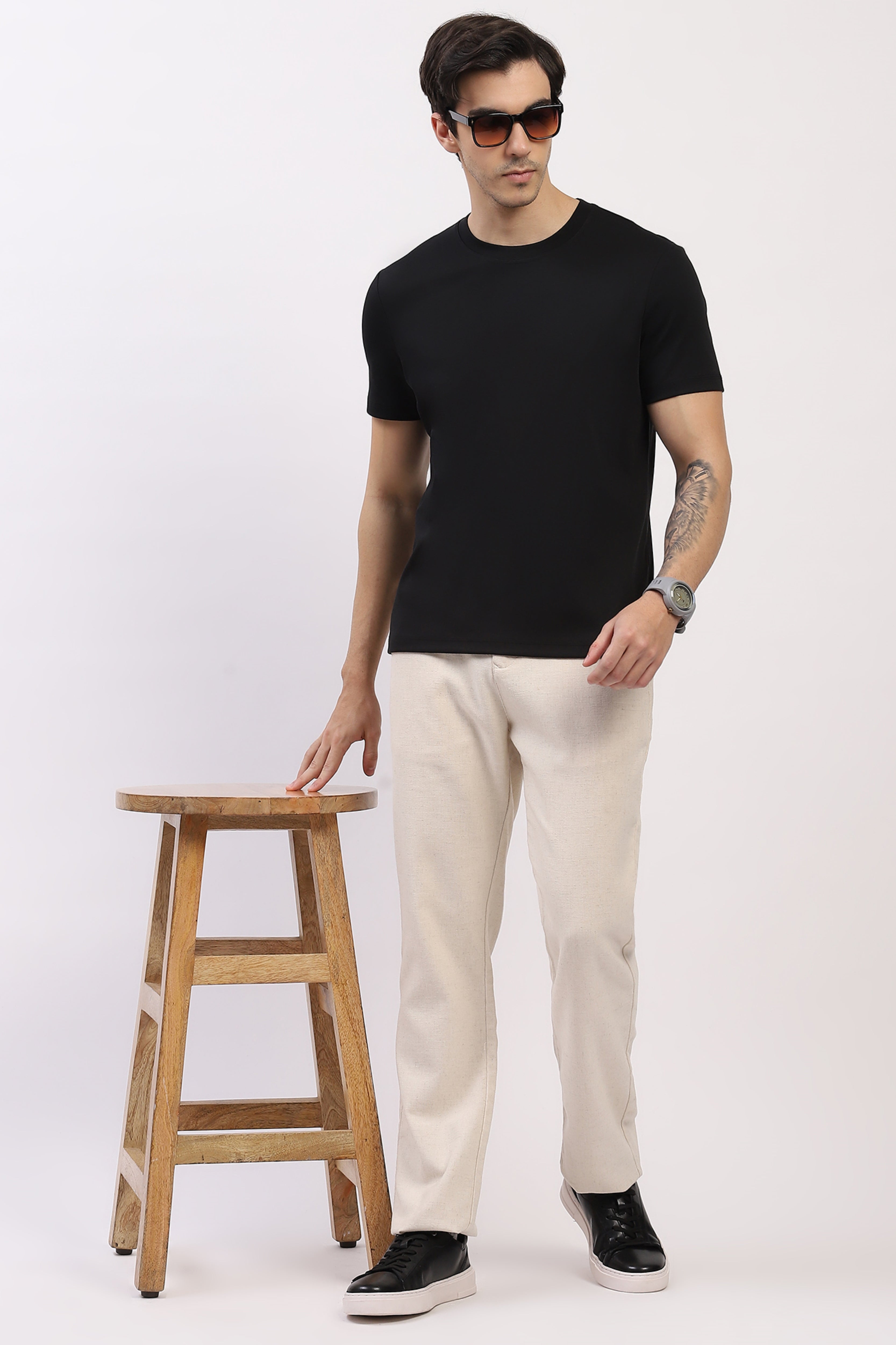 Classic Black Regular Fit T-Shirt