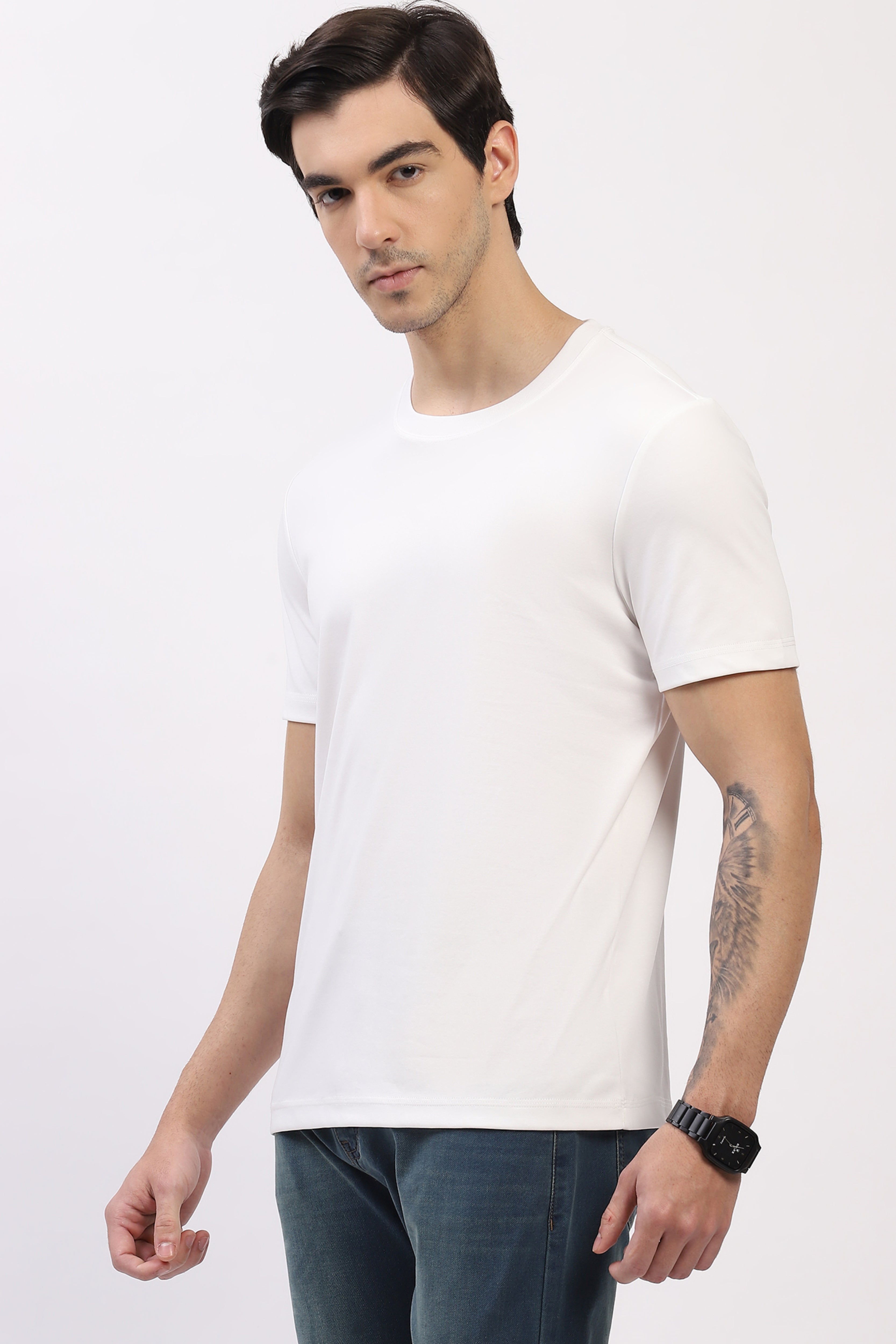 Classic White Regular Fit T-Shirt