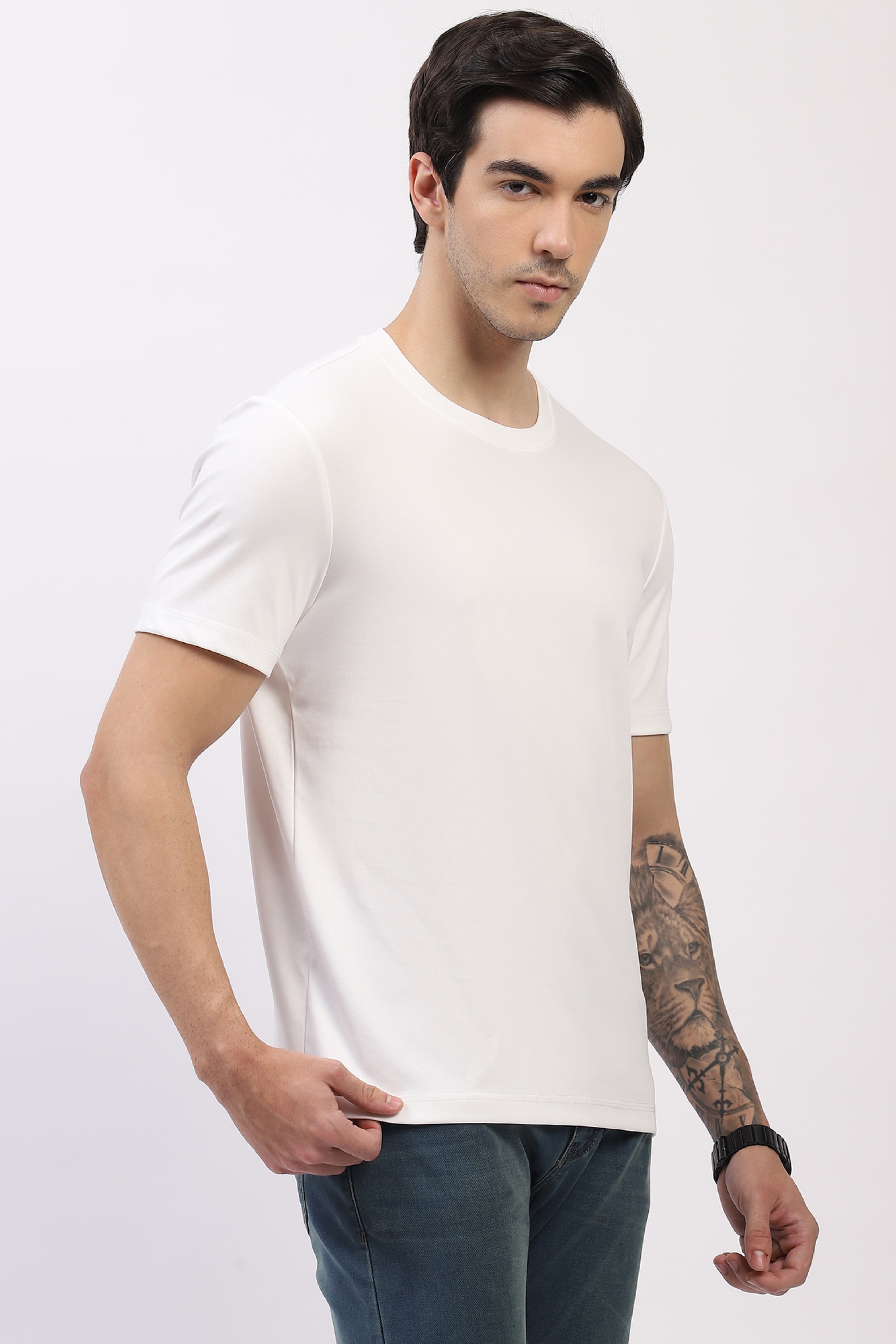 Classic White Regular Fit T-Shirt
