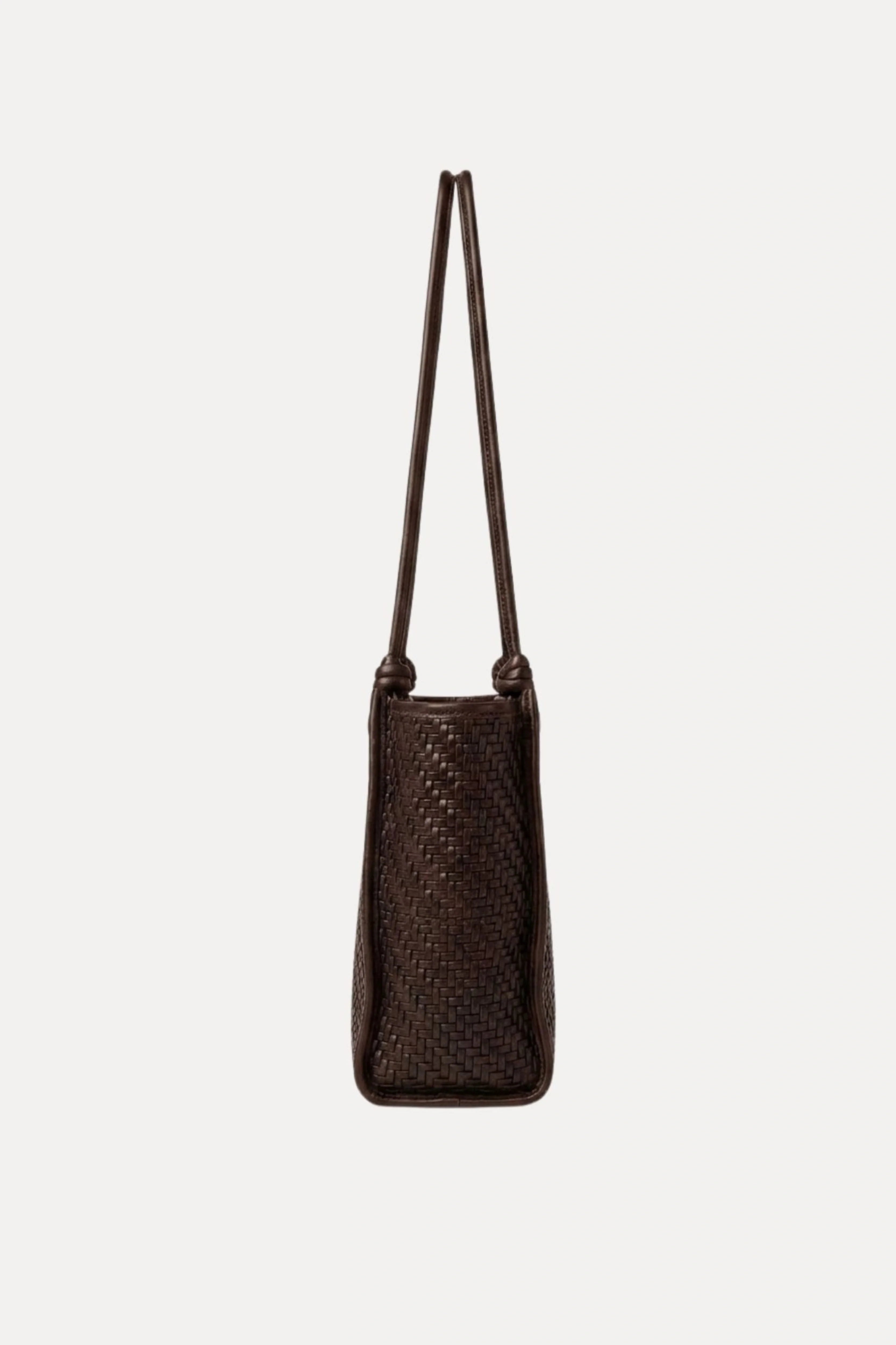 Tan Braided Shoulder Bag-Global Republic
