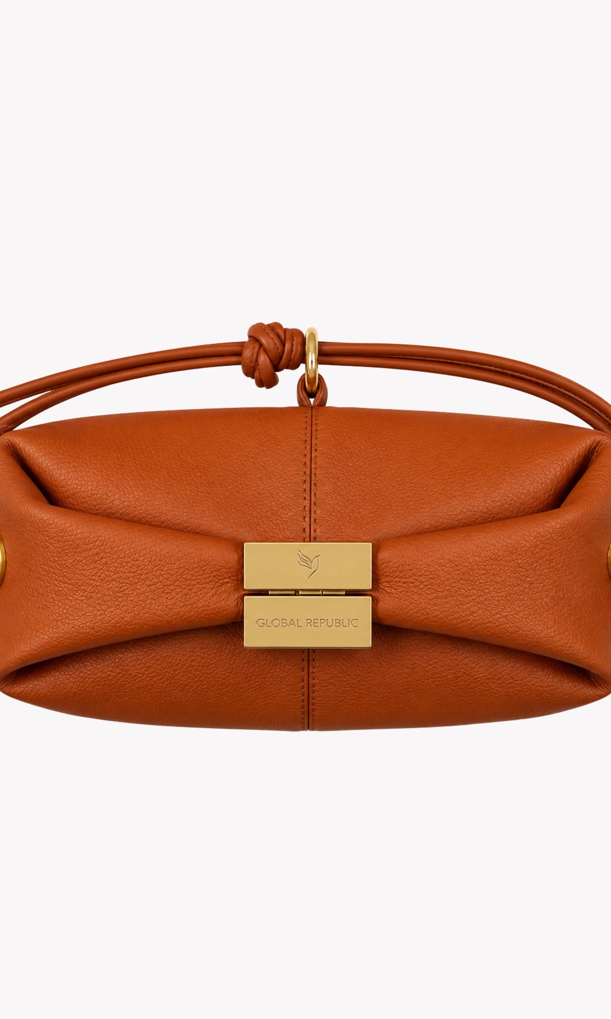 Tan Structured Handbag-Global Republic
