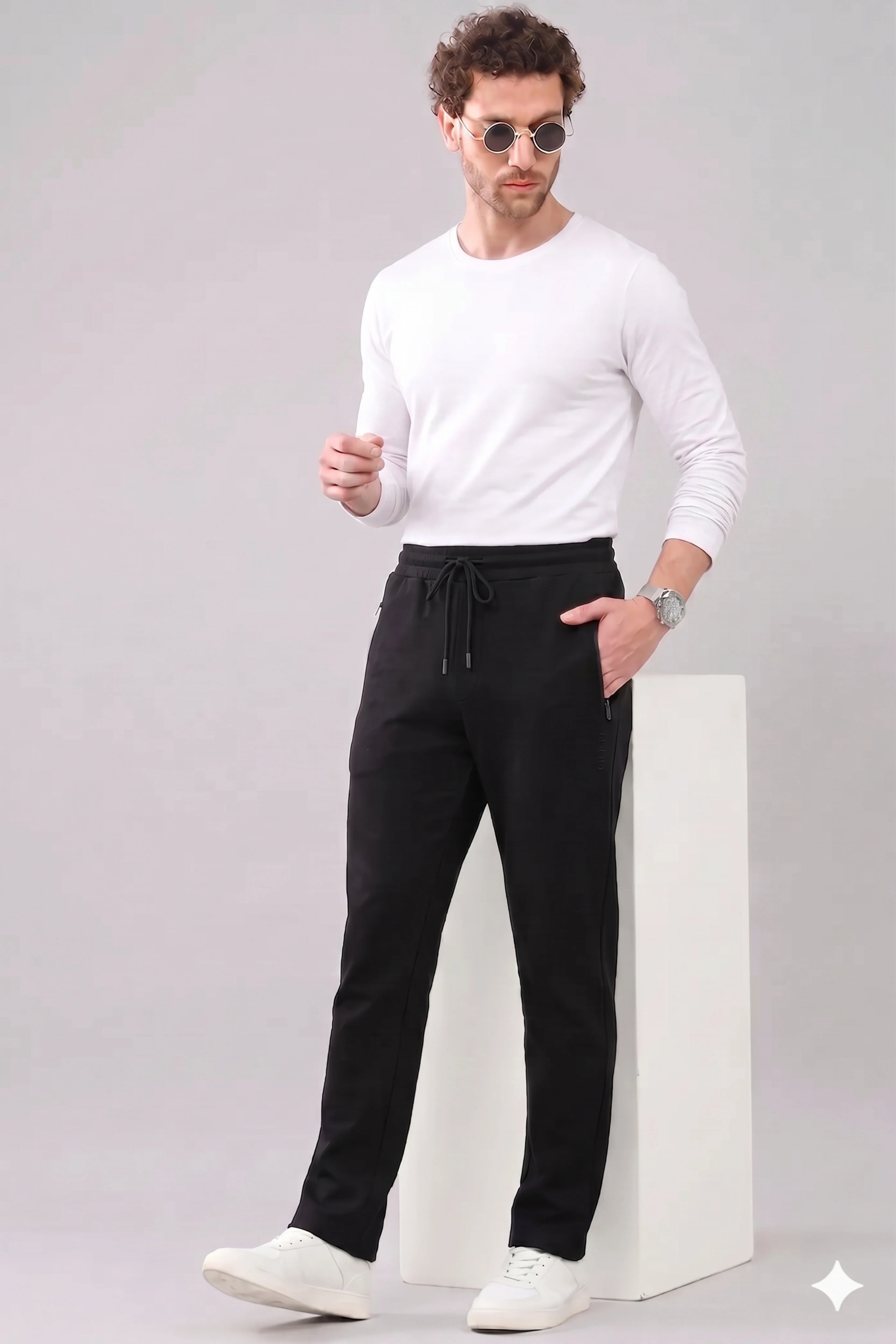 Black Casual Lower-Global Republic