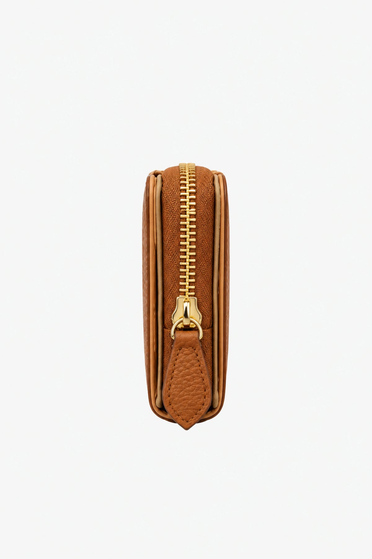 Textured Multi-Compartment Zip Wallet-Global Republic