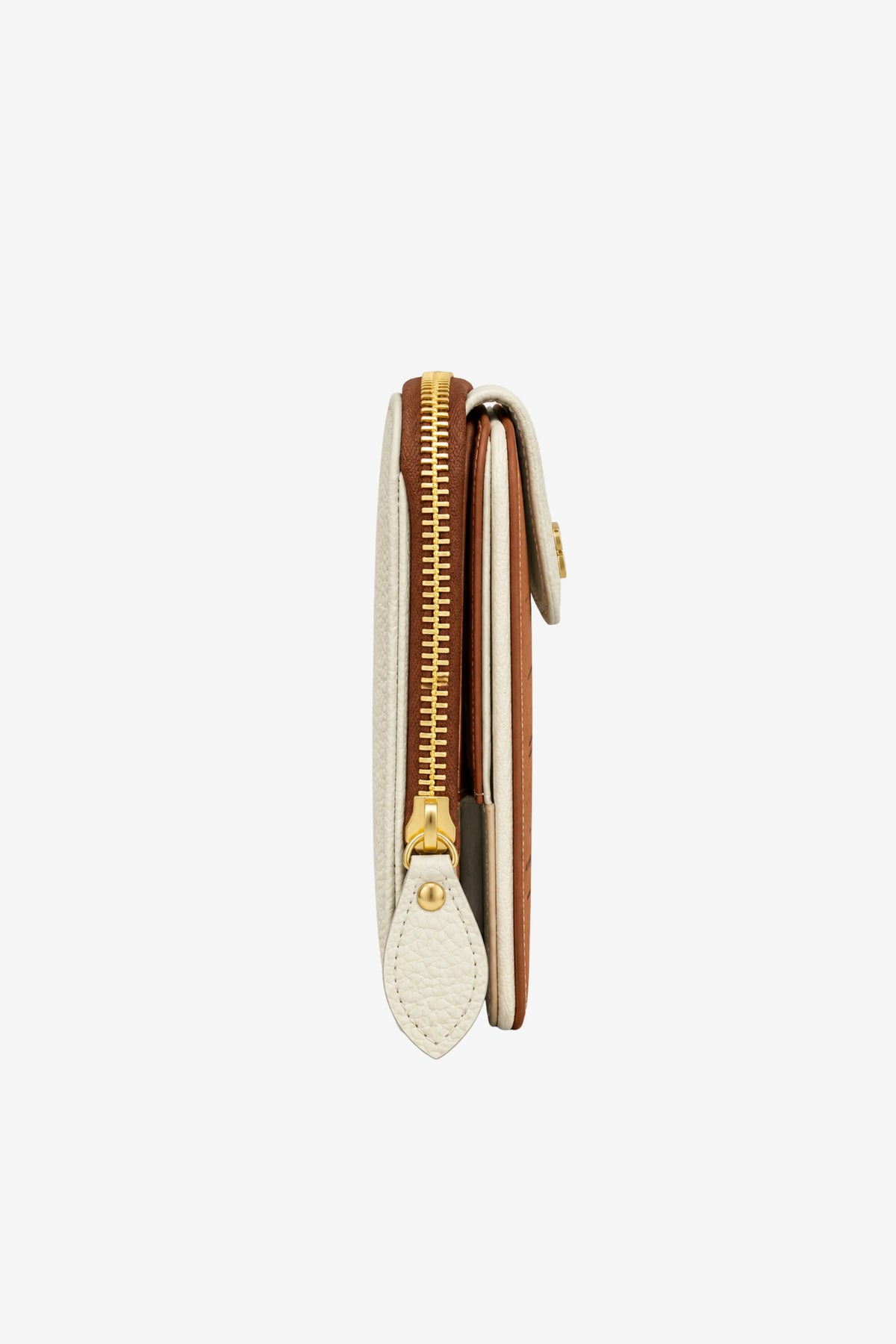 Textured Multi-Compartment Zip Wallet-Global Republic