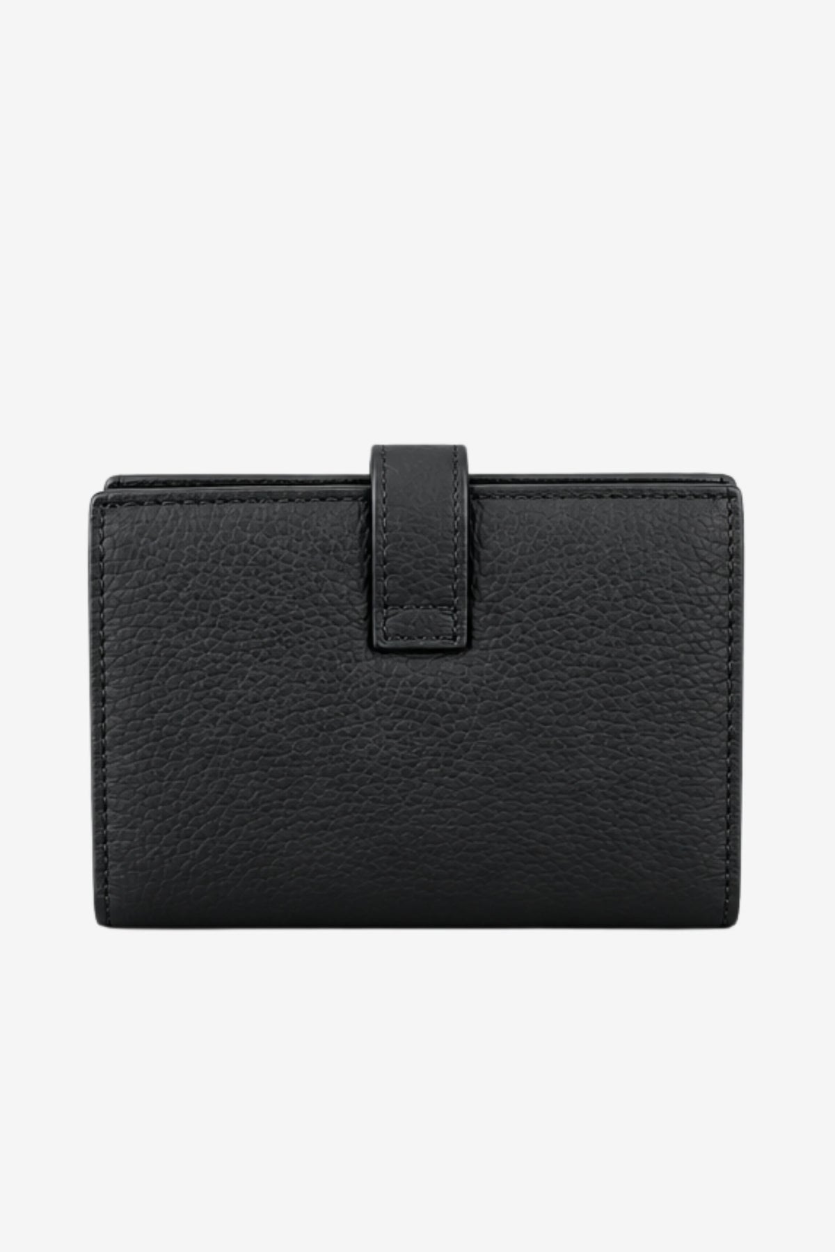 Black Textured Long Wallet -Global Republic