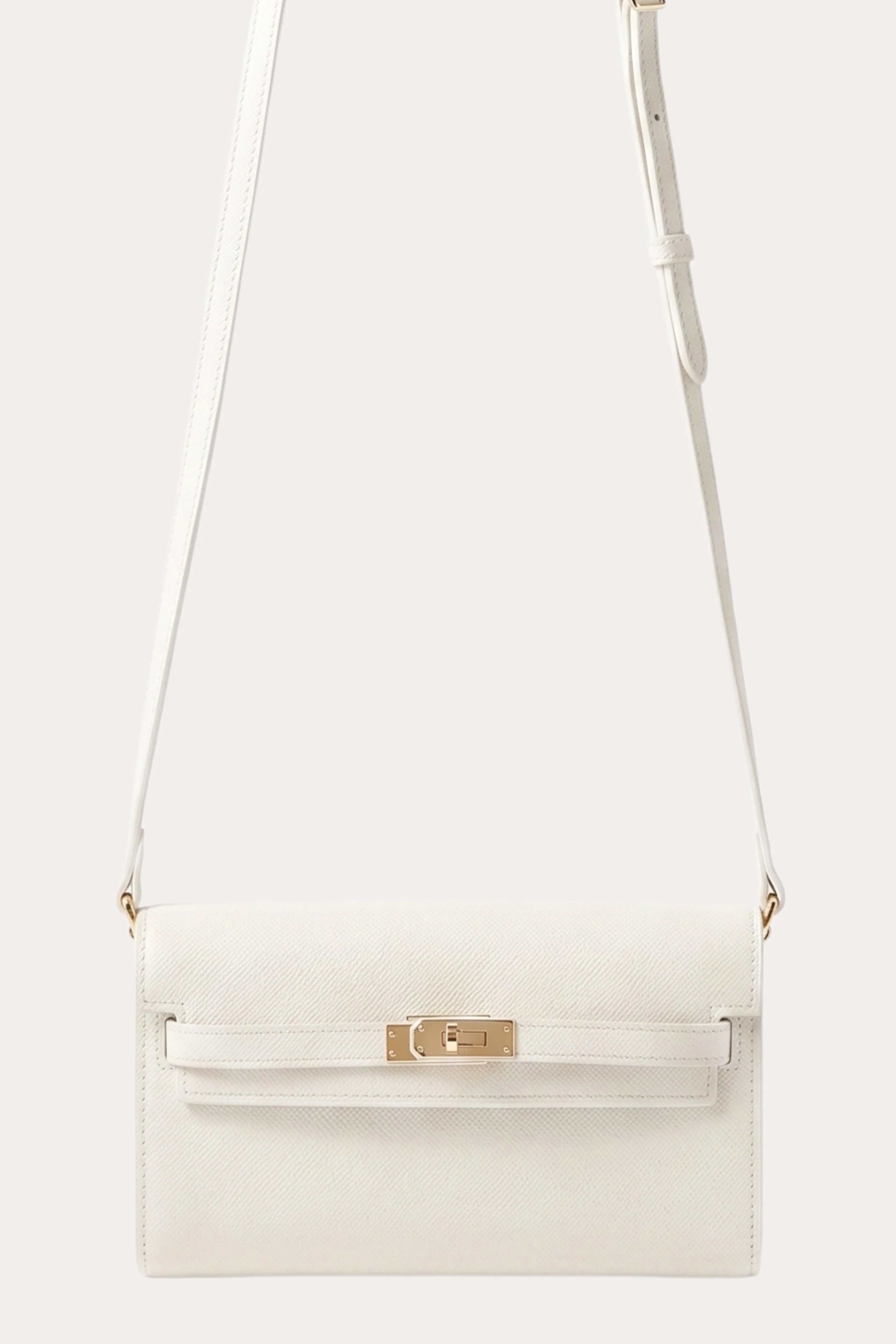 Cream Leather Wallet Sling Bag-Global Republic