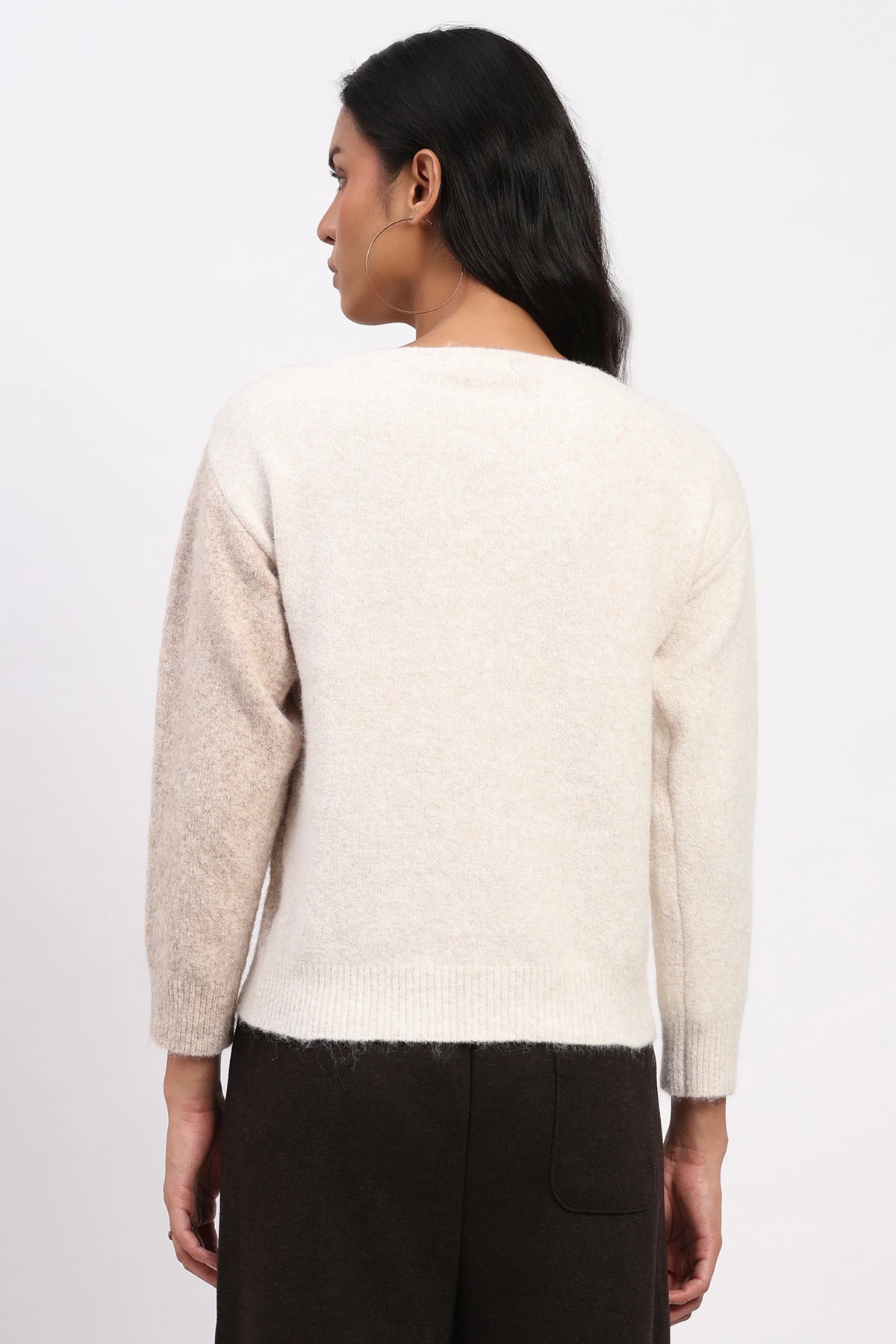 Natural Floral Embroidered Pullover-Global Republic