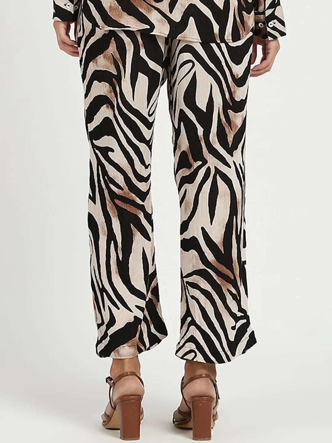 Leopard Print Viscose Lower - Global Republic