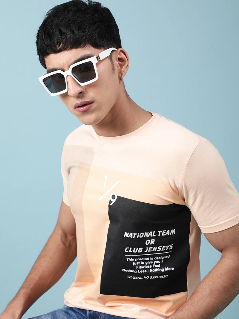 Peaches Alpha Printed T-Shirt