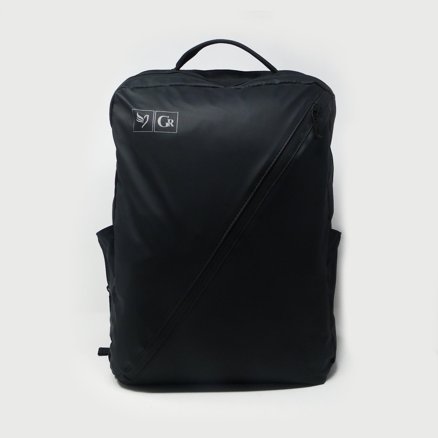Multi-Use Solid 20L Laptop Bag With 10+ Pockets made with Rexine(Black, Grey and Green)