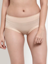 Women Skin Cotton Viscose Lycra Solid Briefs