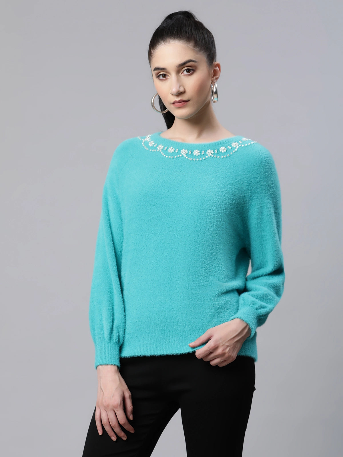 Buy Online Teal Woolen