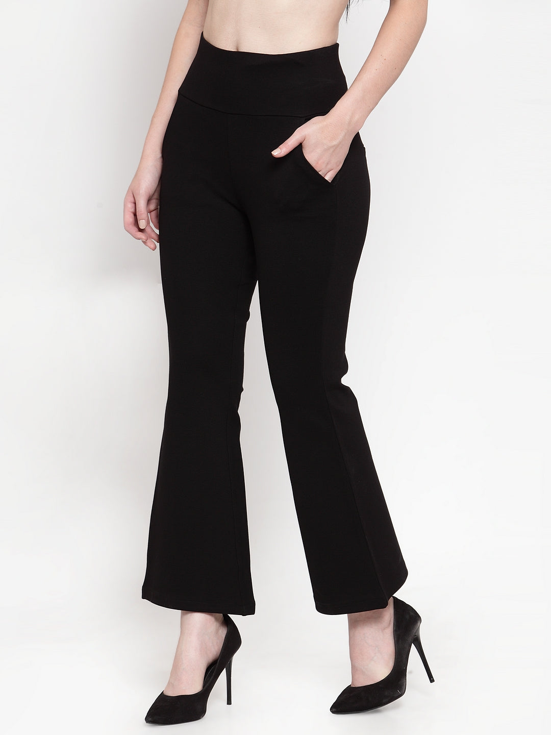 Black Solid Jegging - Global Republic