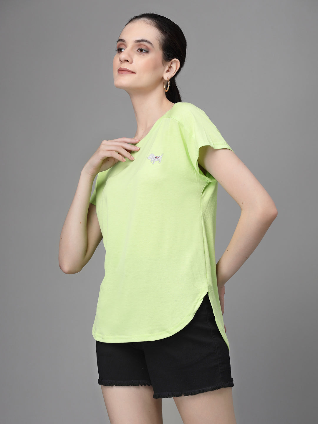 women hosiery printed top