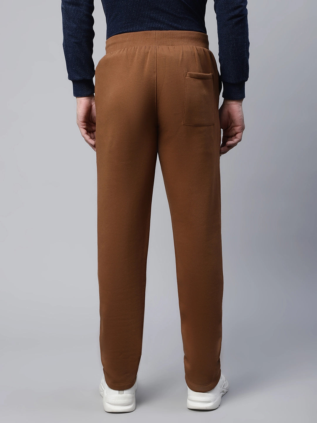 Brown Drawstring Straight Fit Lower - Global Republic