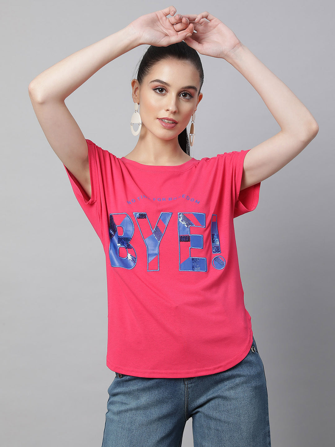 women hosiery printed top