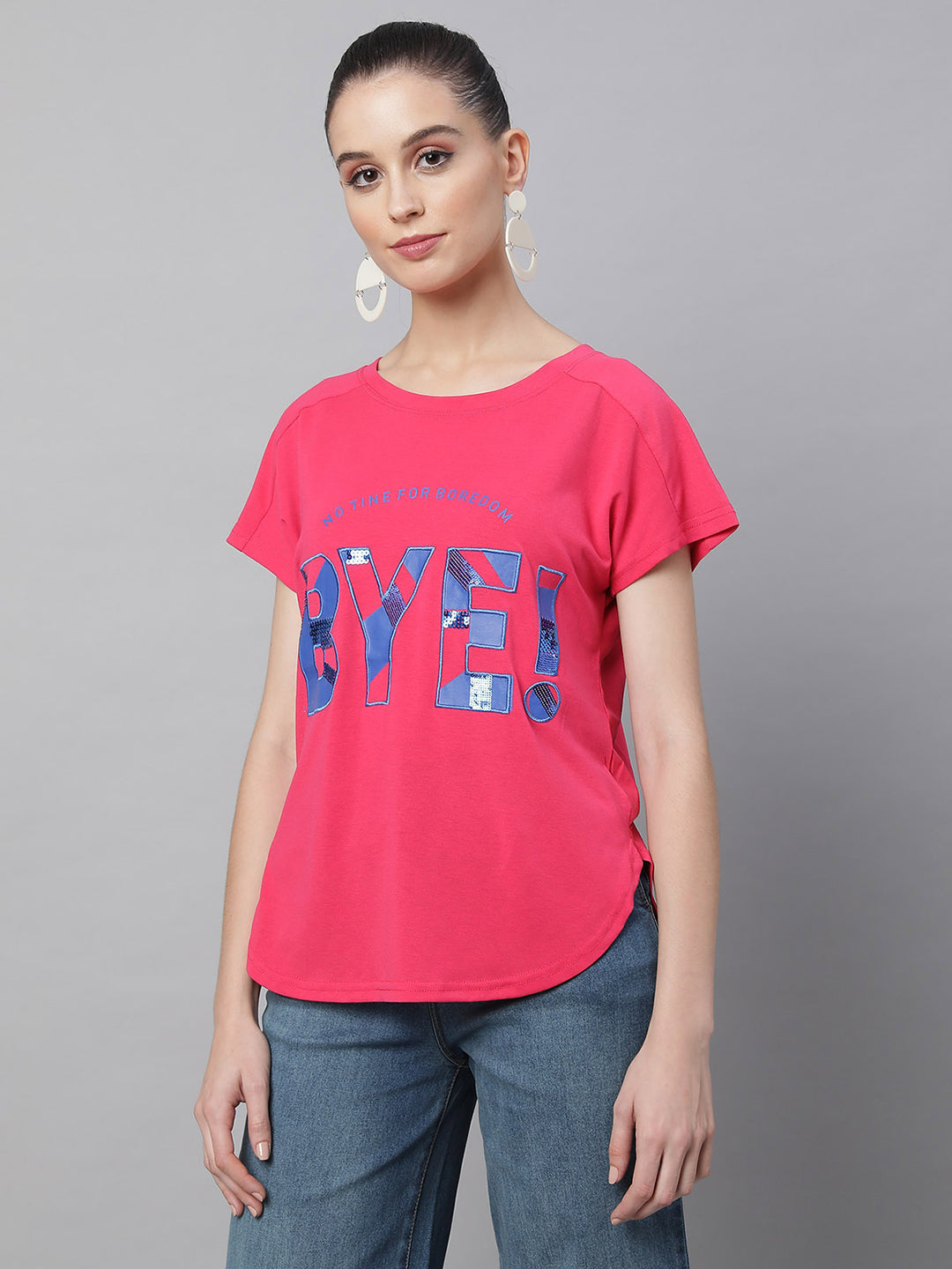 women hosiery printed top