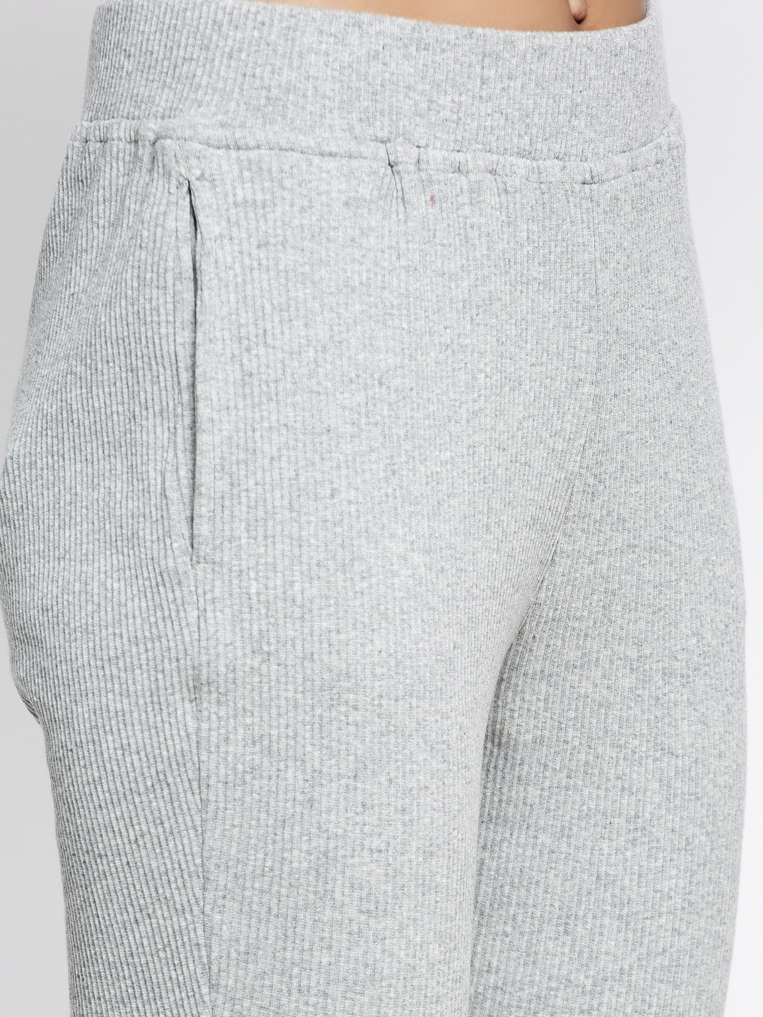 Women Grey Solid Jegging