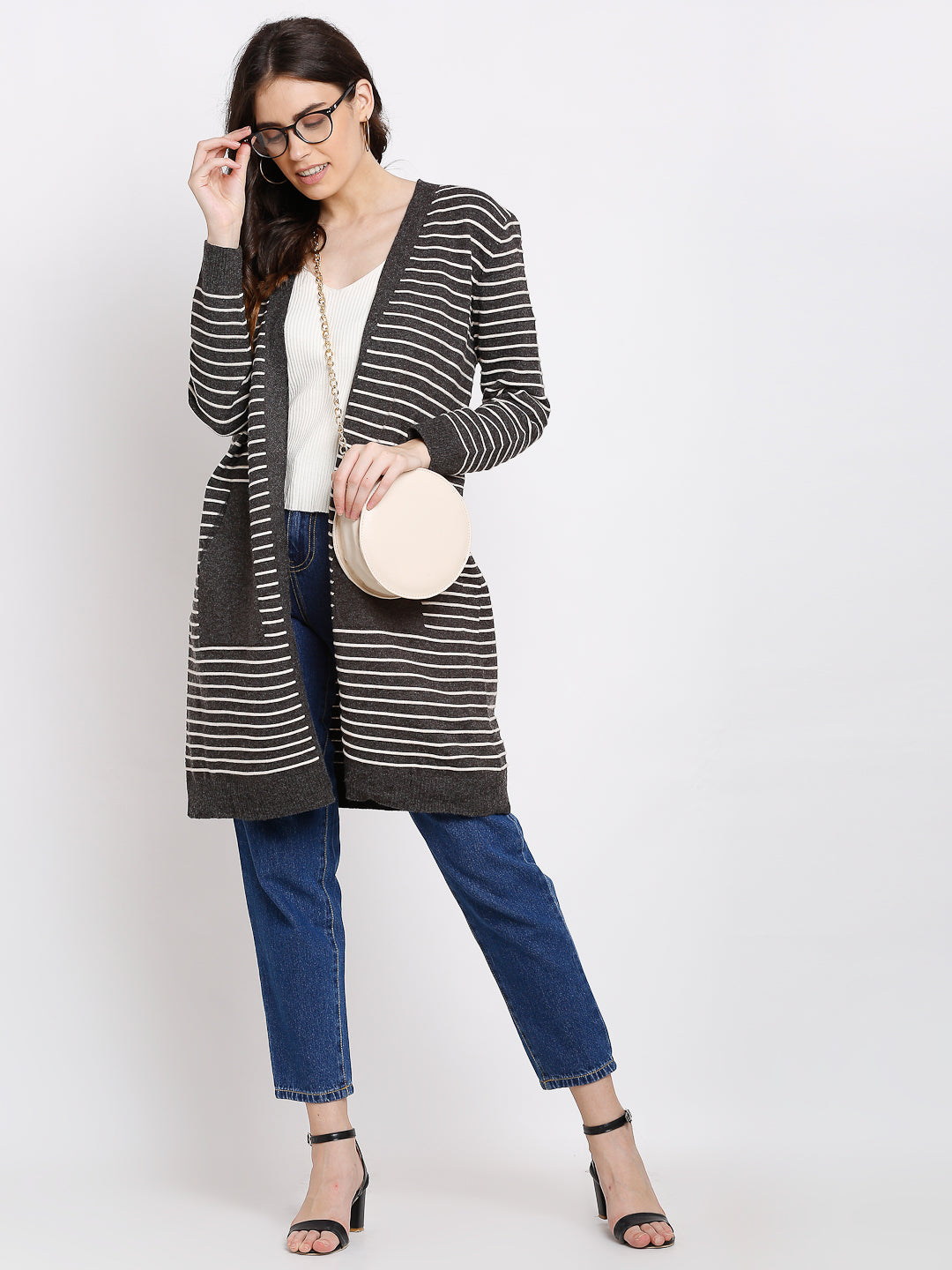 Black Knitted Winter Shrug - Global Republic