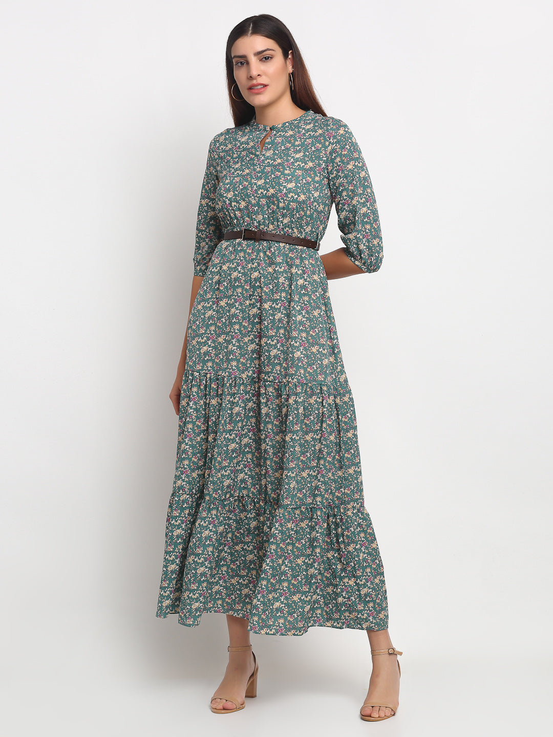 Women Floral Printed Maxi Dress